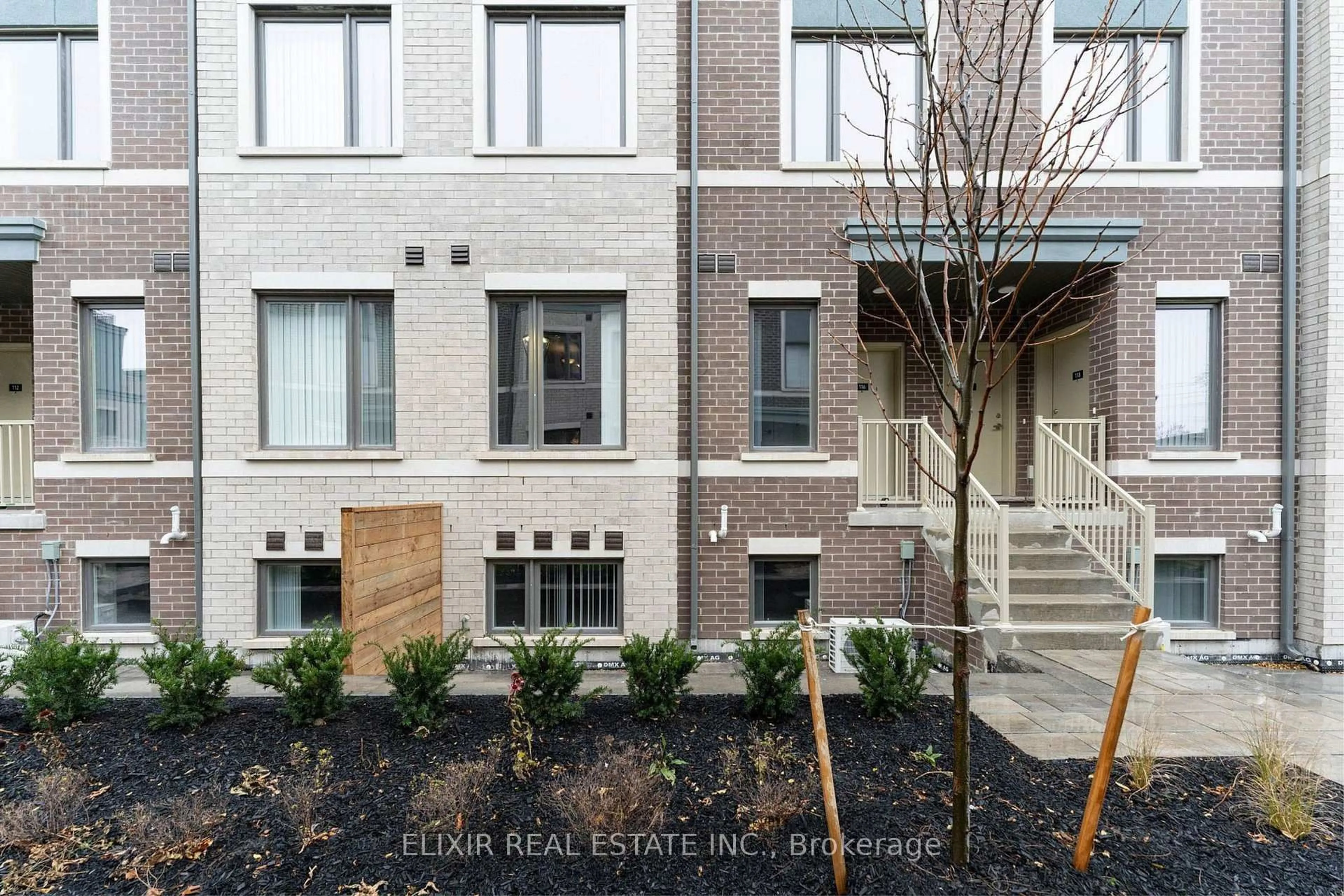 Home with brick exterior material, street for 30 William Jackson Way #115, Toronto Ontario M8X 2J4