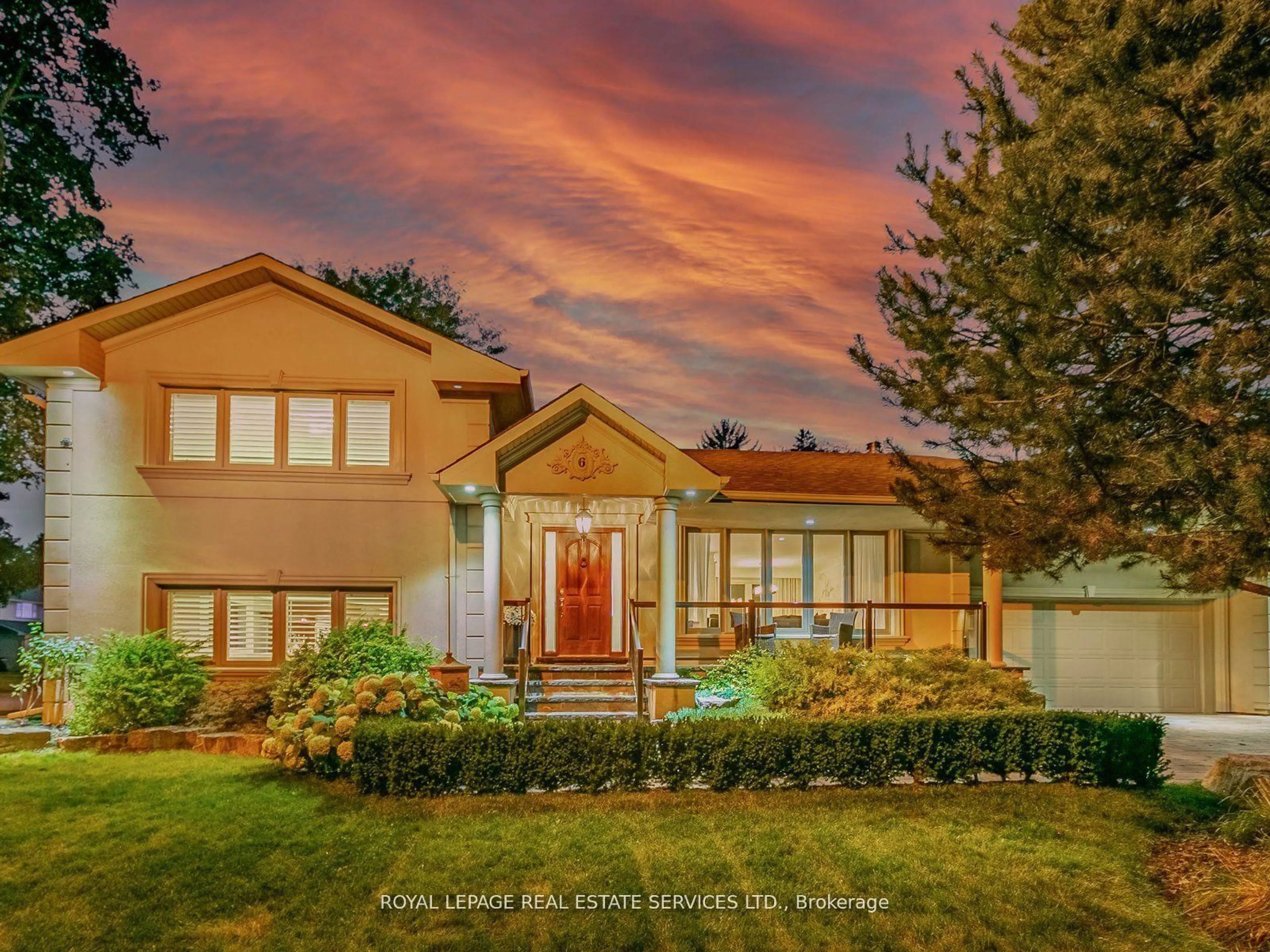 Home with vinyl exterior material, street for 6 Cadman Crt, Toronto Ontario M9A 4S7