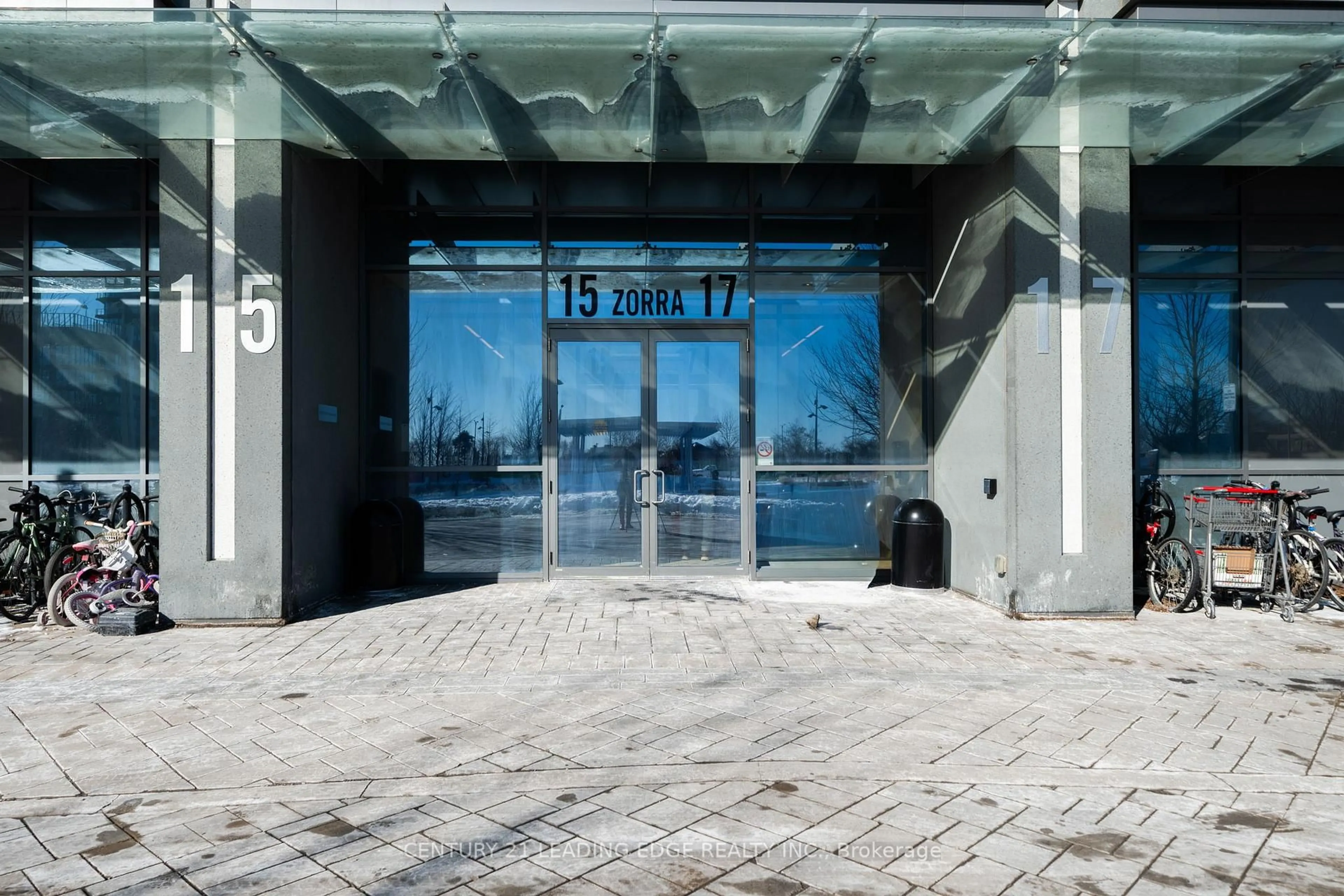 Indoor foyer for 15 Zorra St #1902, Toronto Ontario M8Z 0C1