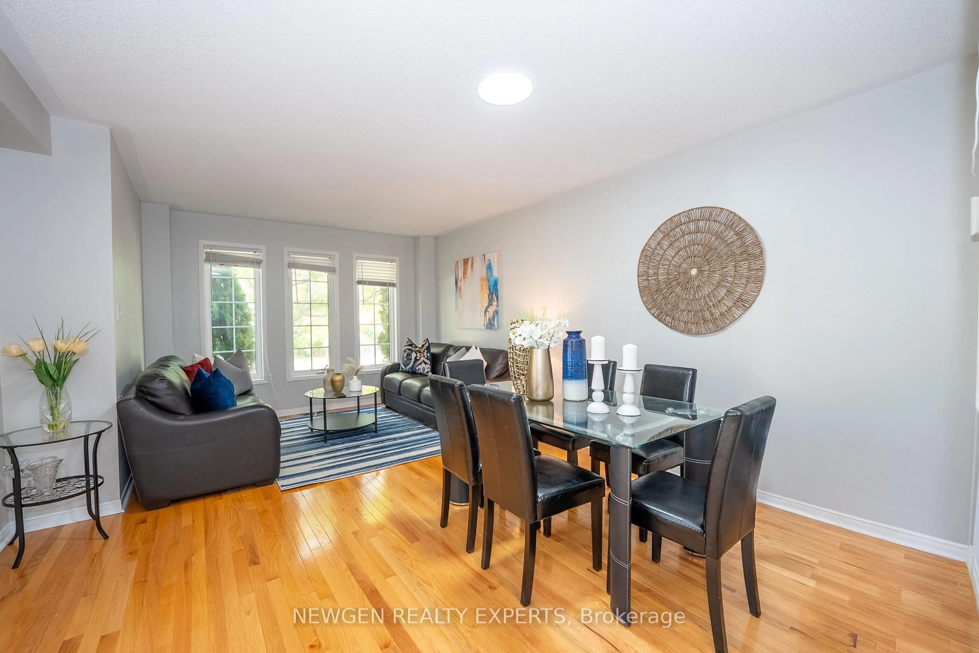 Dining room, wood/laminate floor for 87 Luella Cres, Brampton Ontario L7A 3H5