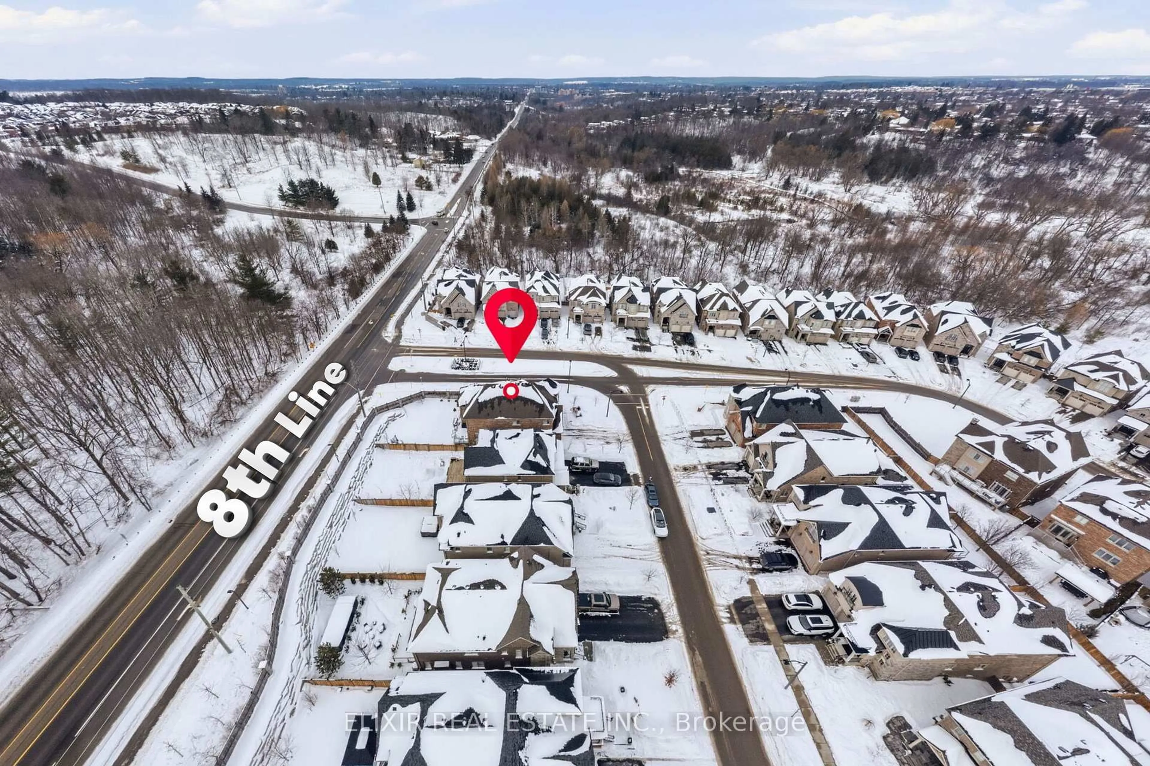 A pic from outside/outdoor area/front of a property/back of a property/a pic from drone, street for 6 West Branch Dr, Halton Hills Ontario L7G 0J6