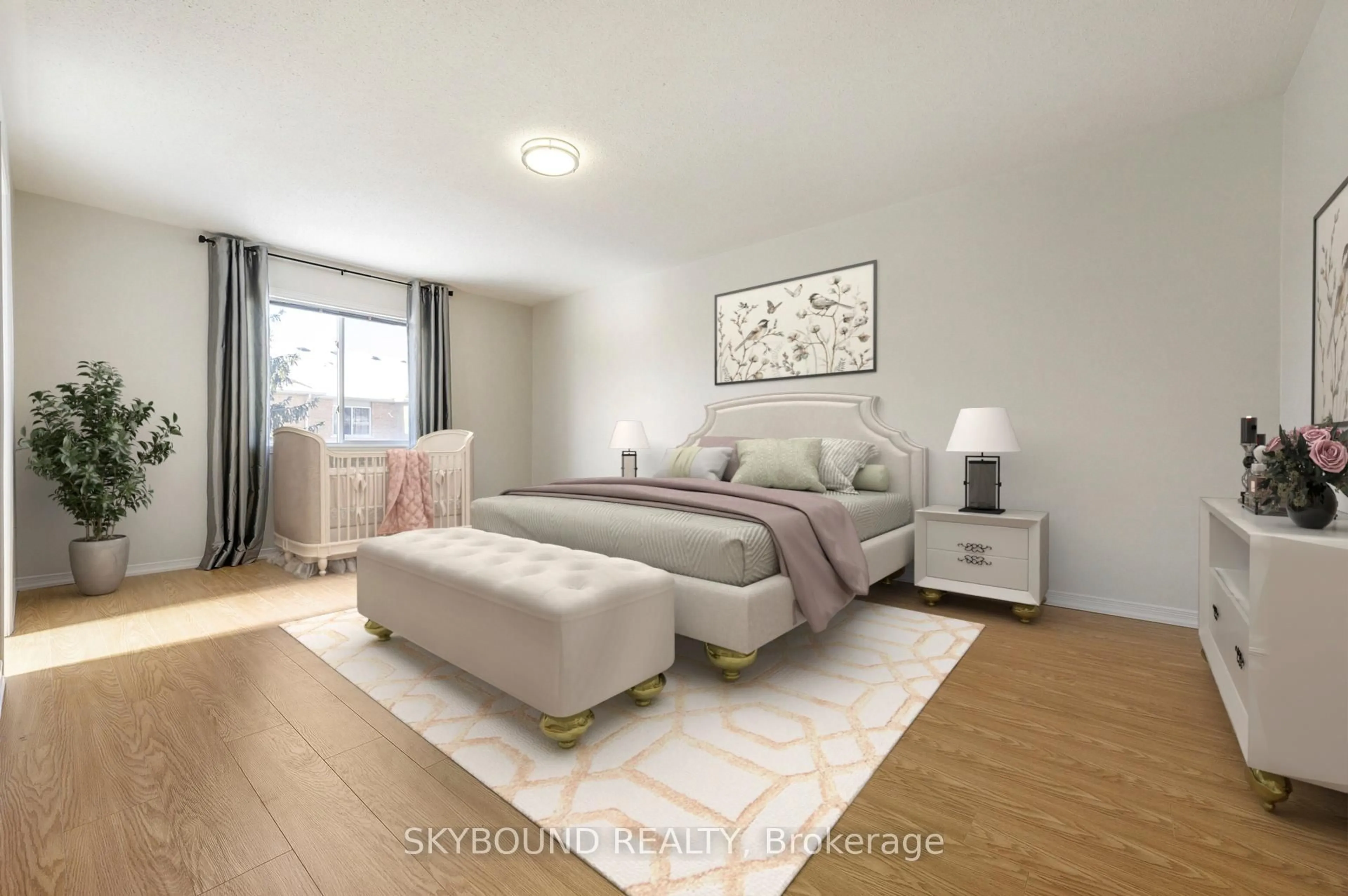 Bedroom with bed, unknown for 12 Sled Dog Rd, Brampton Ontario L6R 0H8