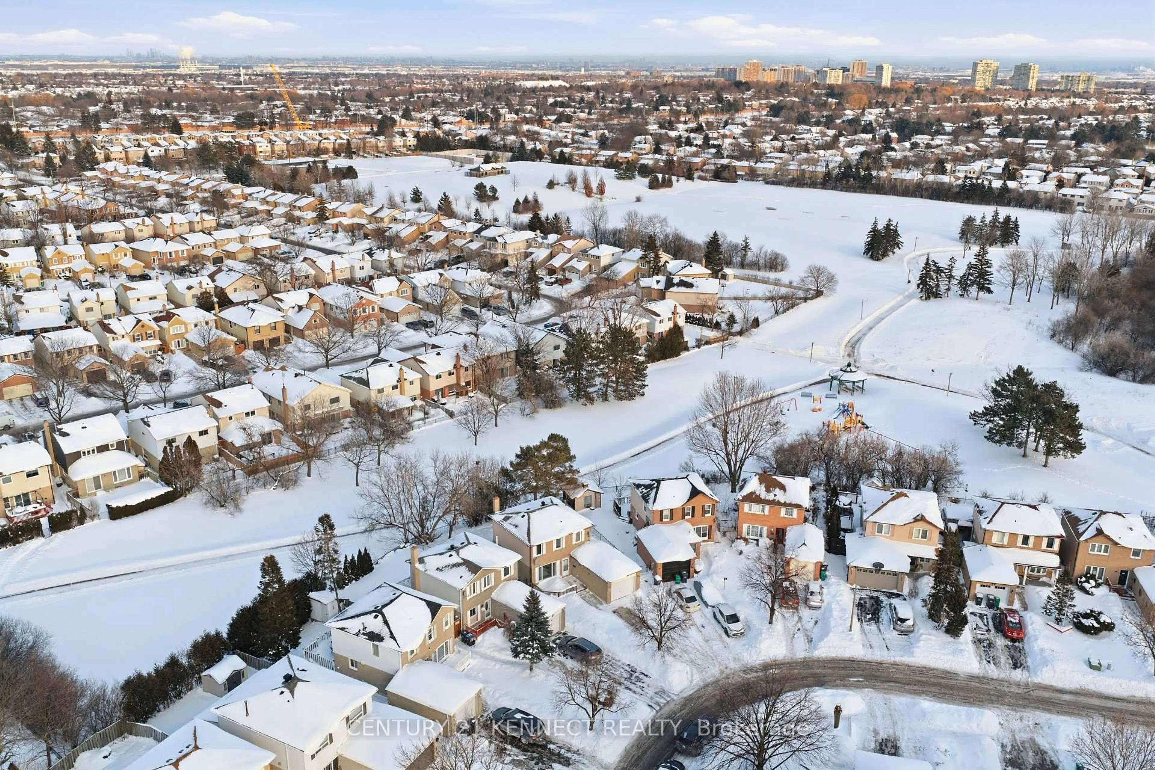 A pic from outside/outdoor area/front of a property/back of a property/a pic from drone, street for 22 Norma Cres, Brampton Ontario L6S 4H2