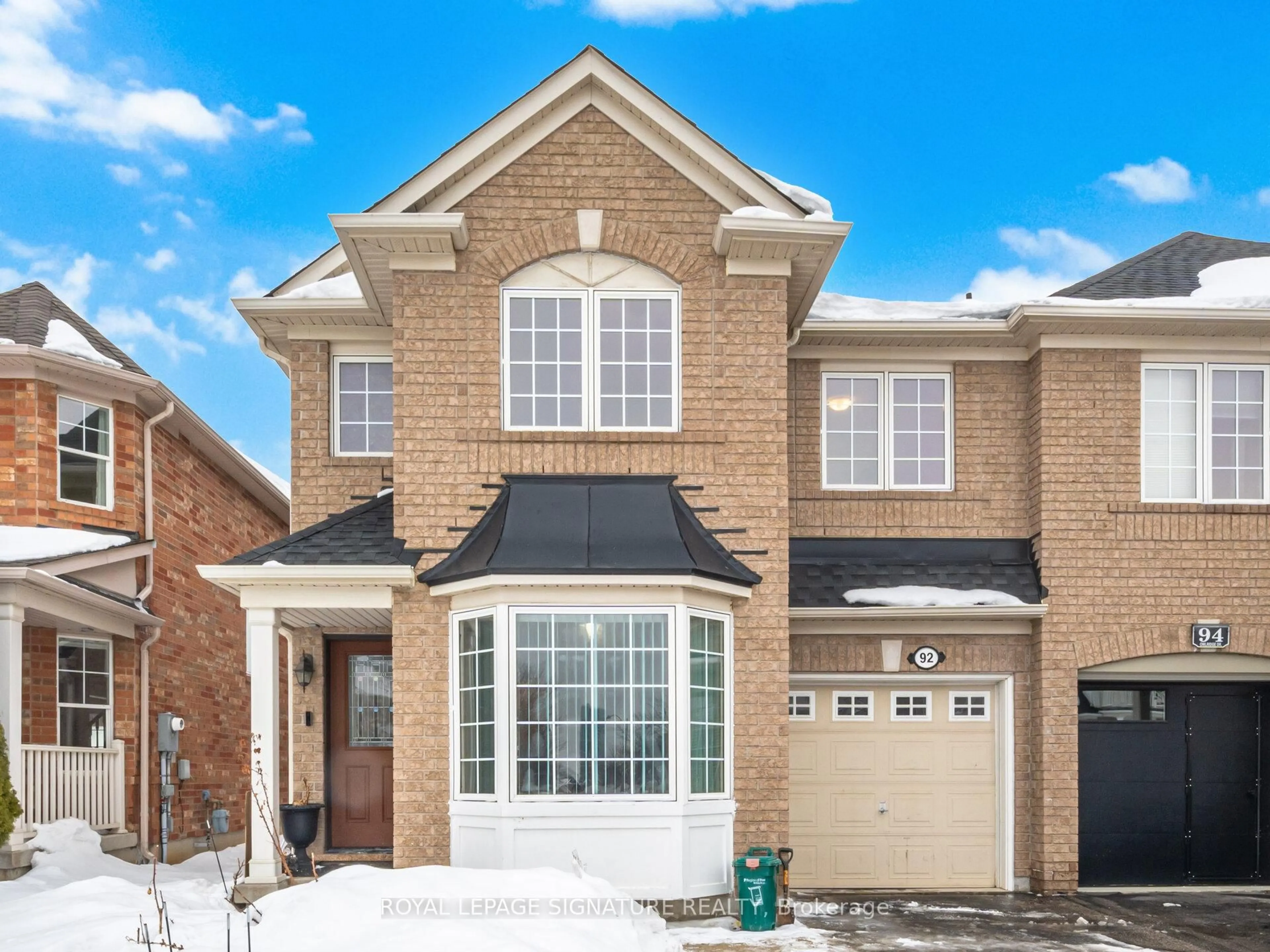 Home with brick exterior material, street for 92 Owlridge Dr, Brampton Ontario L6X 0M5
