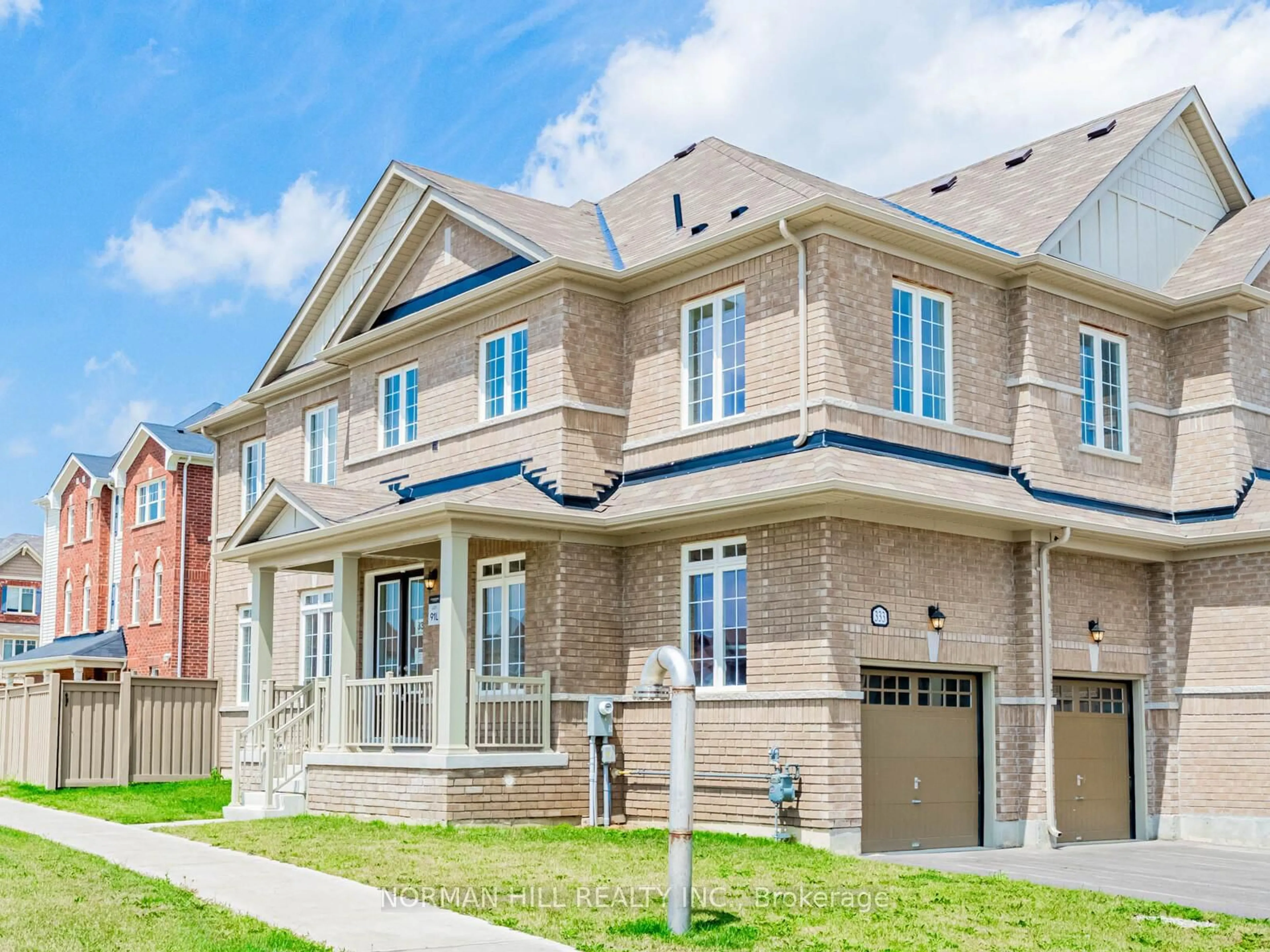 Home with brick exterior material, street for 333 Robert Parkinson Dr, Brampton Ontario L7A 4W5