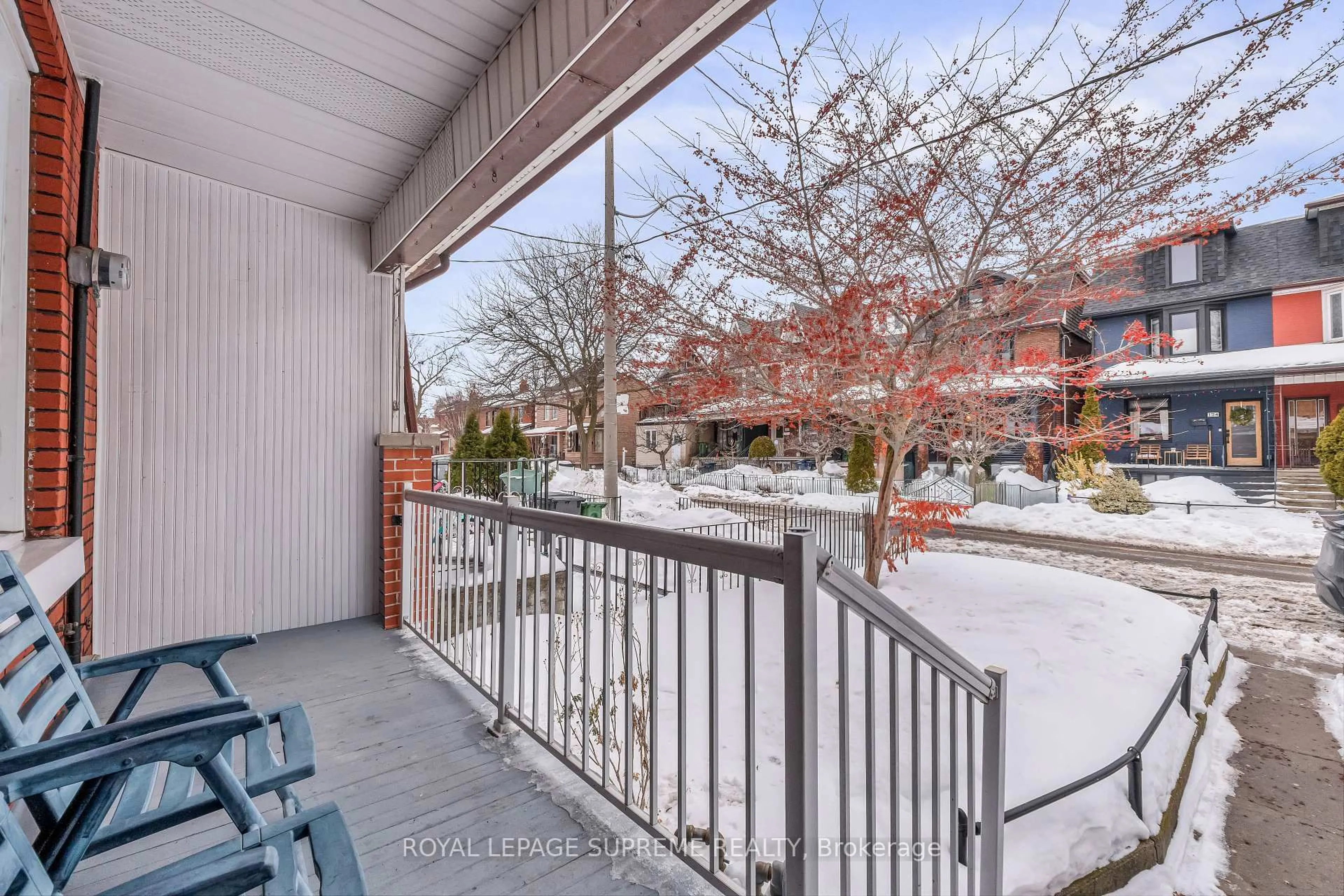 Patio, street for 121 Millicent St, Toronto Ontario M6H 1W3