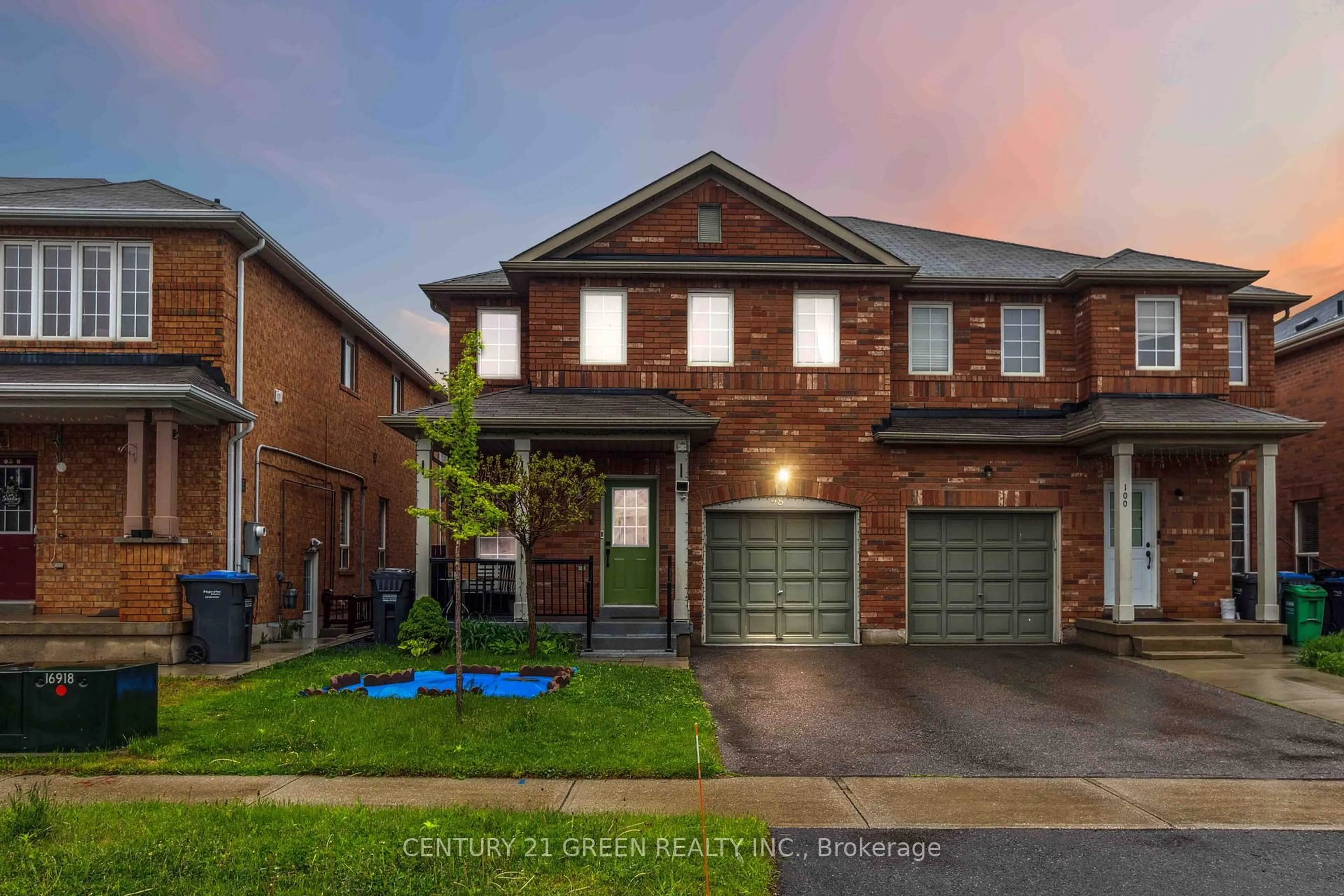 Home with brick exterior material, street for 98 Personna Circ, Brampton Ontario L6X 0S9