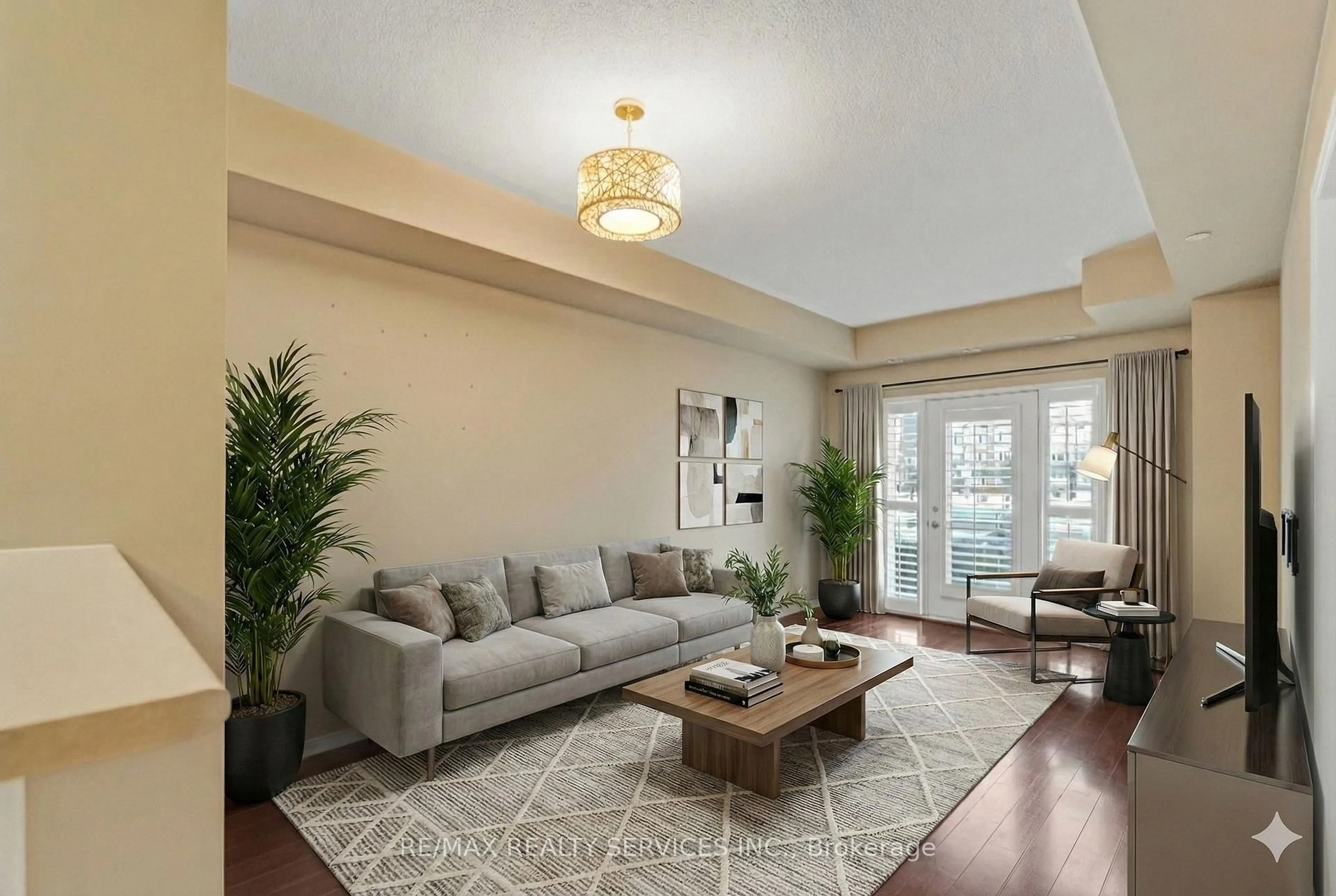 Living room with furniture, unknown for 5150 Winston Churchill Blvd #101, Mississauga Ontario L5M 0P1