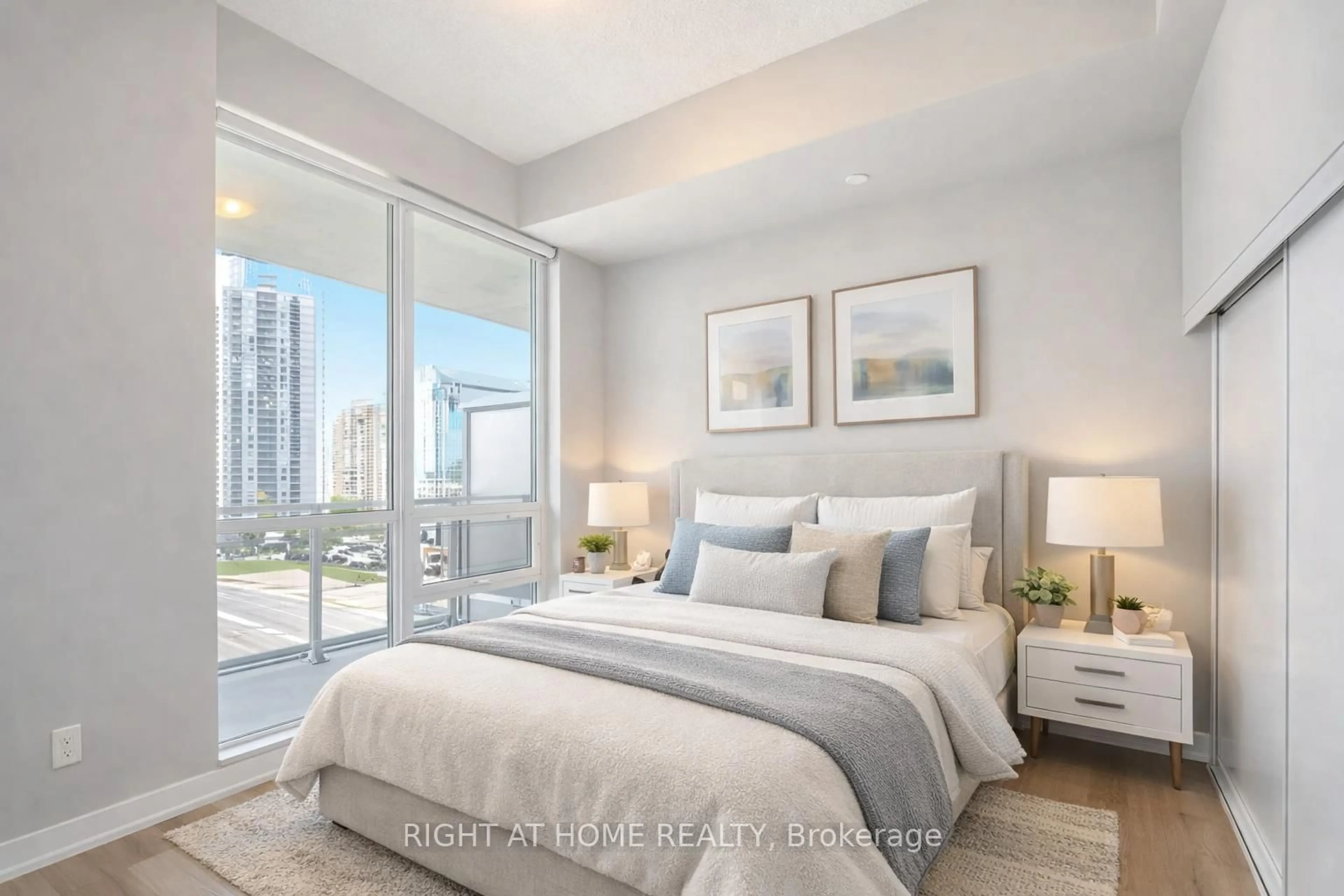 Bedroom with bed, unknown for 4011 Brickstone Mews #715, Mississauga Ontario L5B 0G3