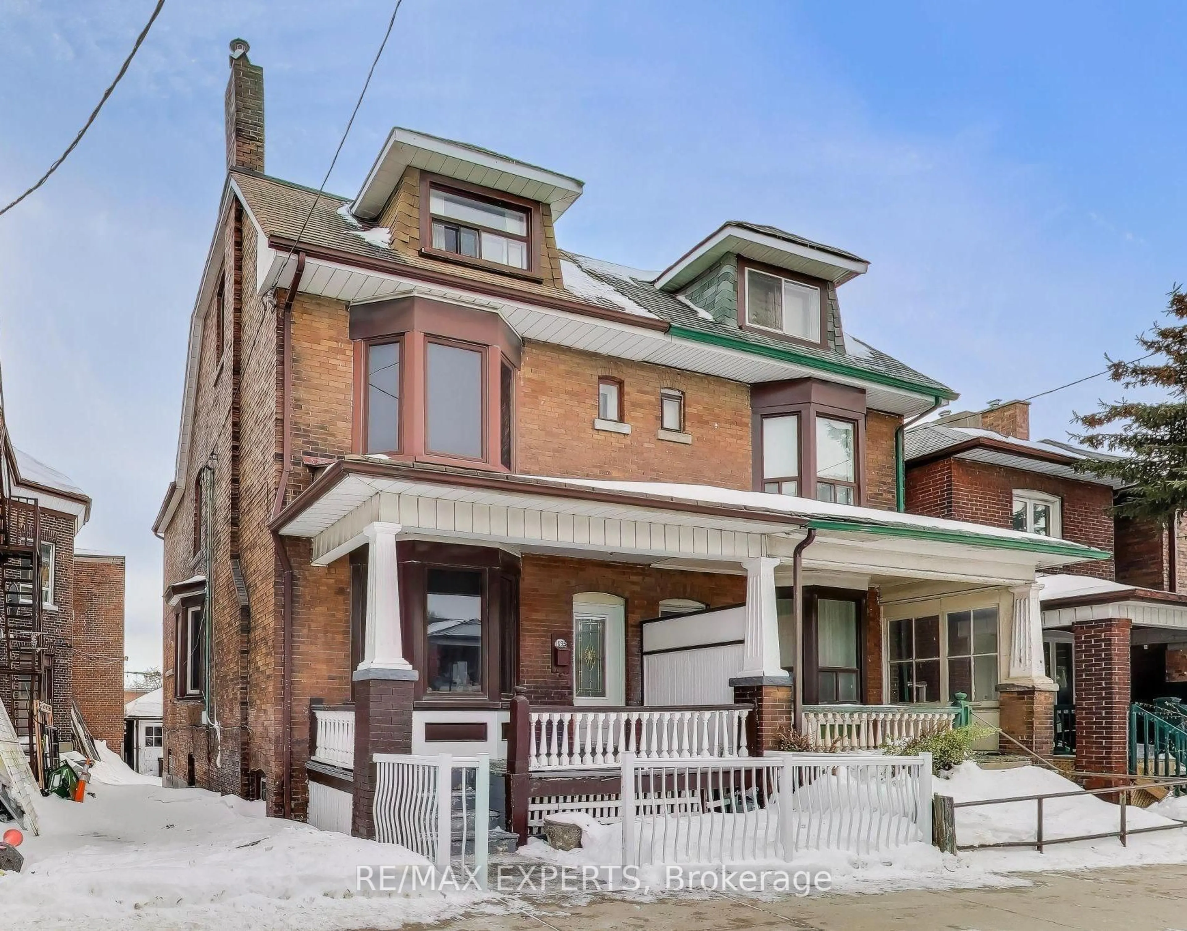 Home with brick exterior material, street for 1895 Davenport Rd, Toronto Ontario M6N 1C1
