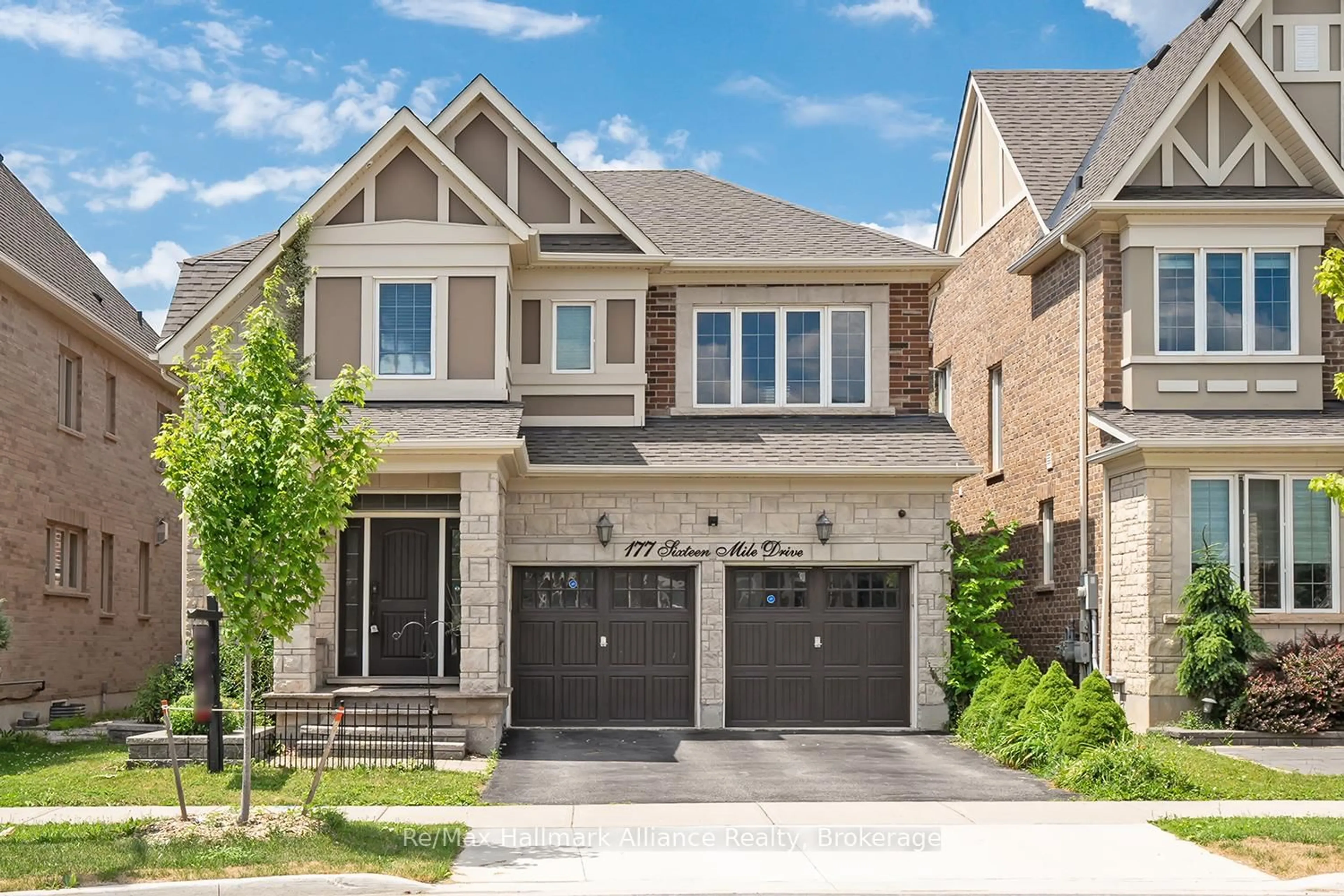 Home with brick exterior material, street for 177 Sixteen Mile Dr, Oakville Ontario L6M 0T7