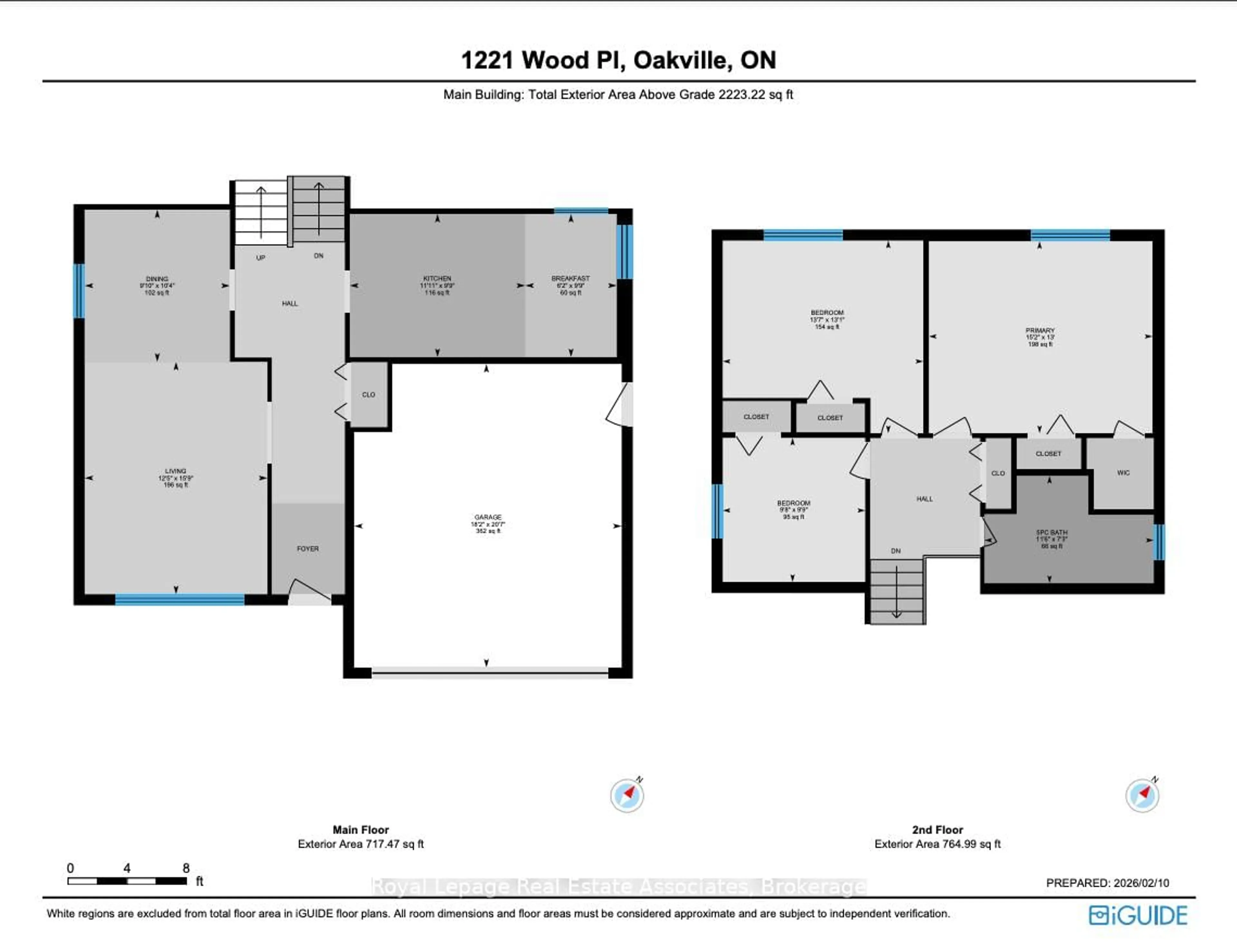 Floor plan for 1221 Wood Pl, Oakville Ontario L6L 2R4