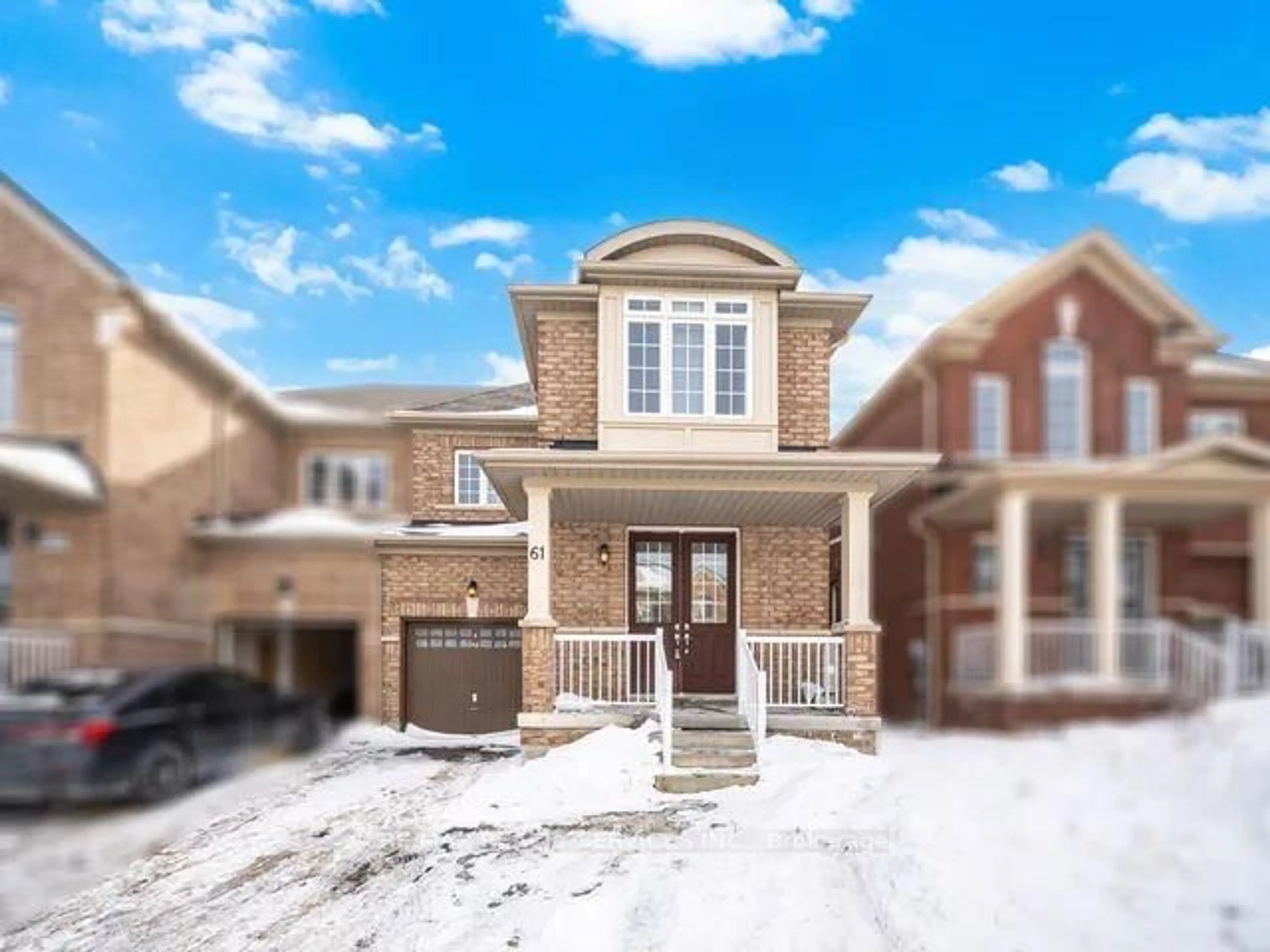 Home with brick exterior material, street for 61 Vezna Cres, Brampton Ontario L6X 5K5