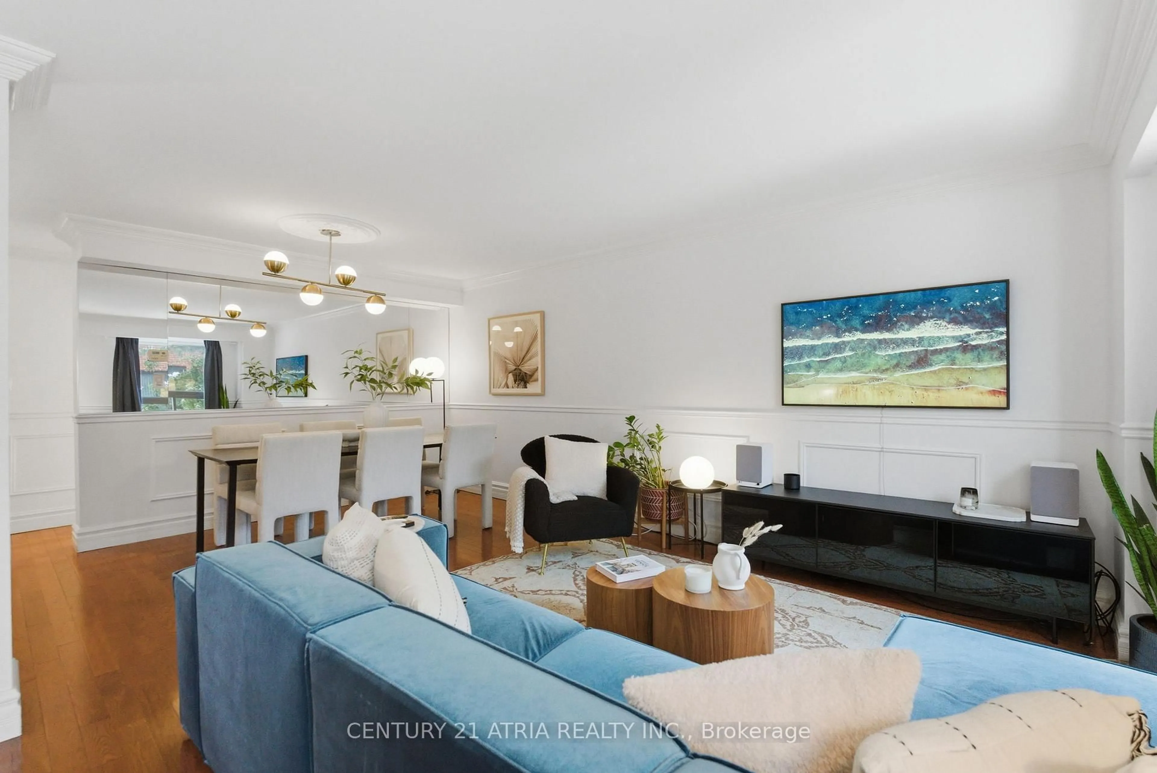 Living room with furniture, unknown for 43 Maple Branch Path, Toronto Ontario M9P 3T4