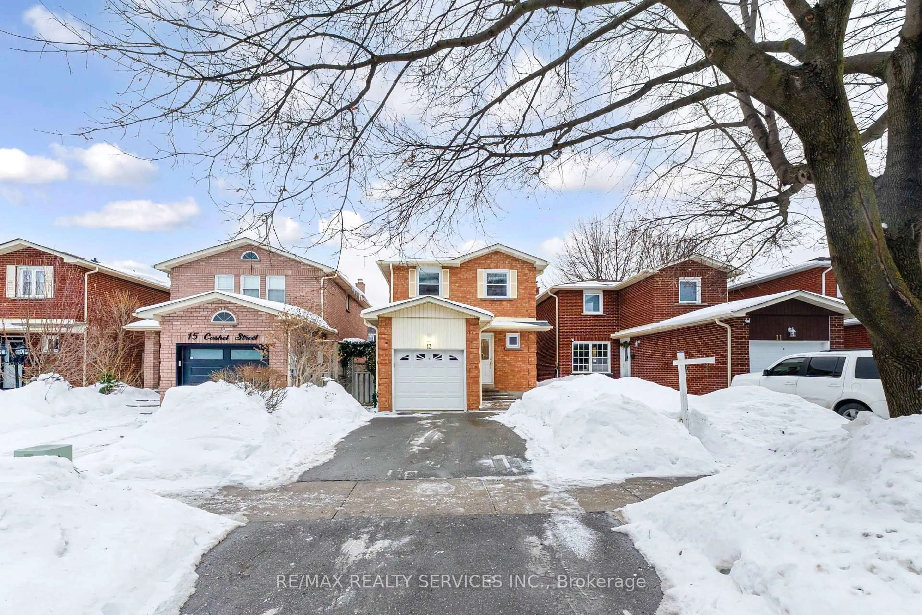 Home with brick exterior material, street for 13 Cashel St, Brampton Ontario L6Z 2X6