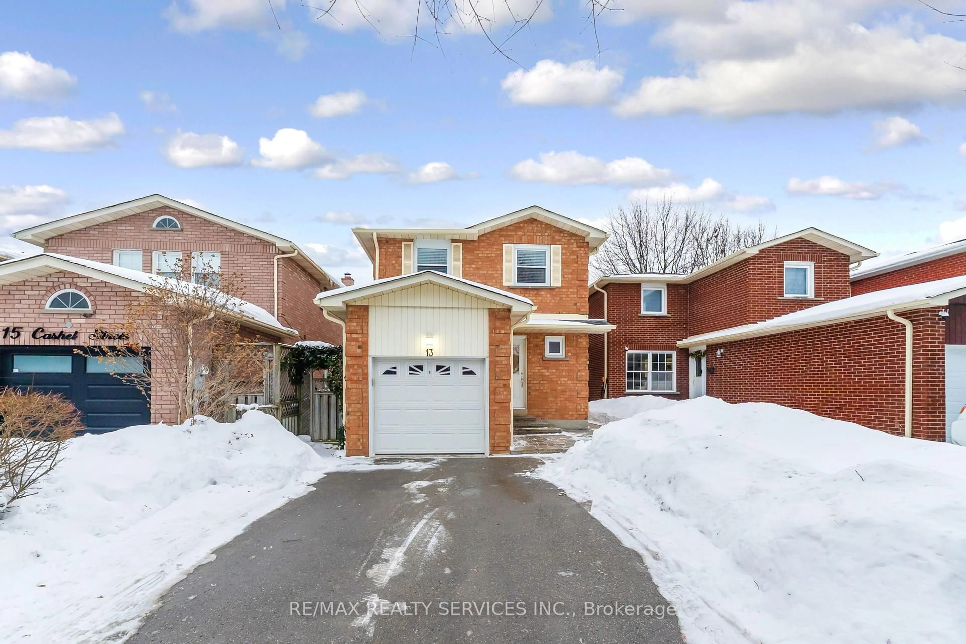 Home with brick exterior material, street for 13 Cashel St, Brampton Ontario L6Z 2X6
