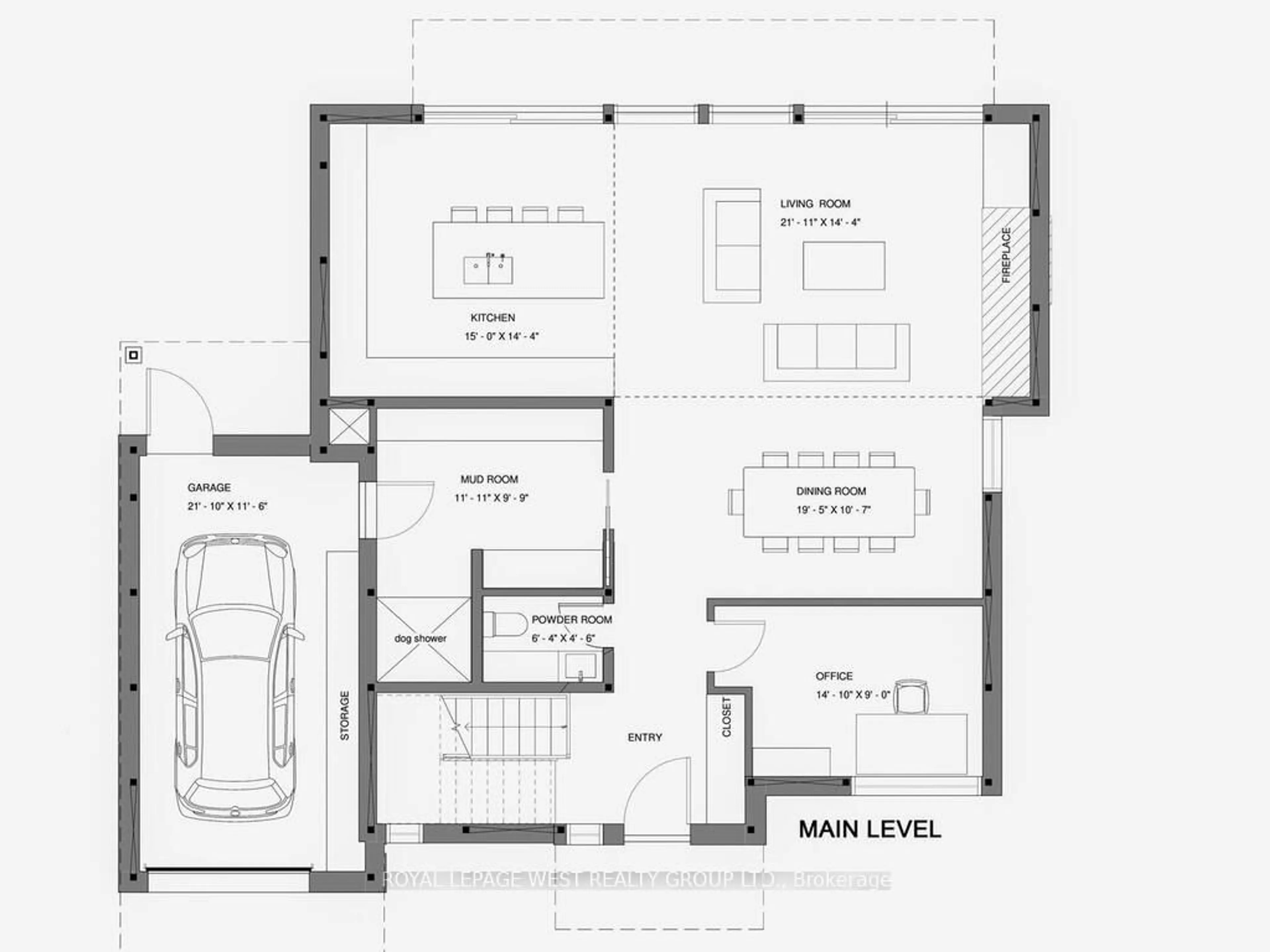 Floor plan for 4 Old Oak Rd, Toronto Ontario M9A 2V8