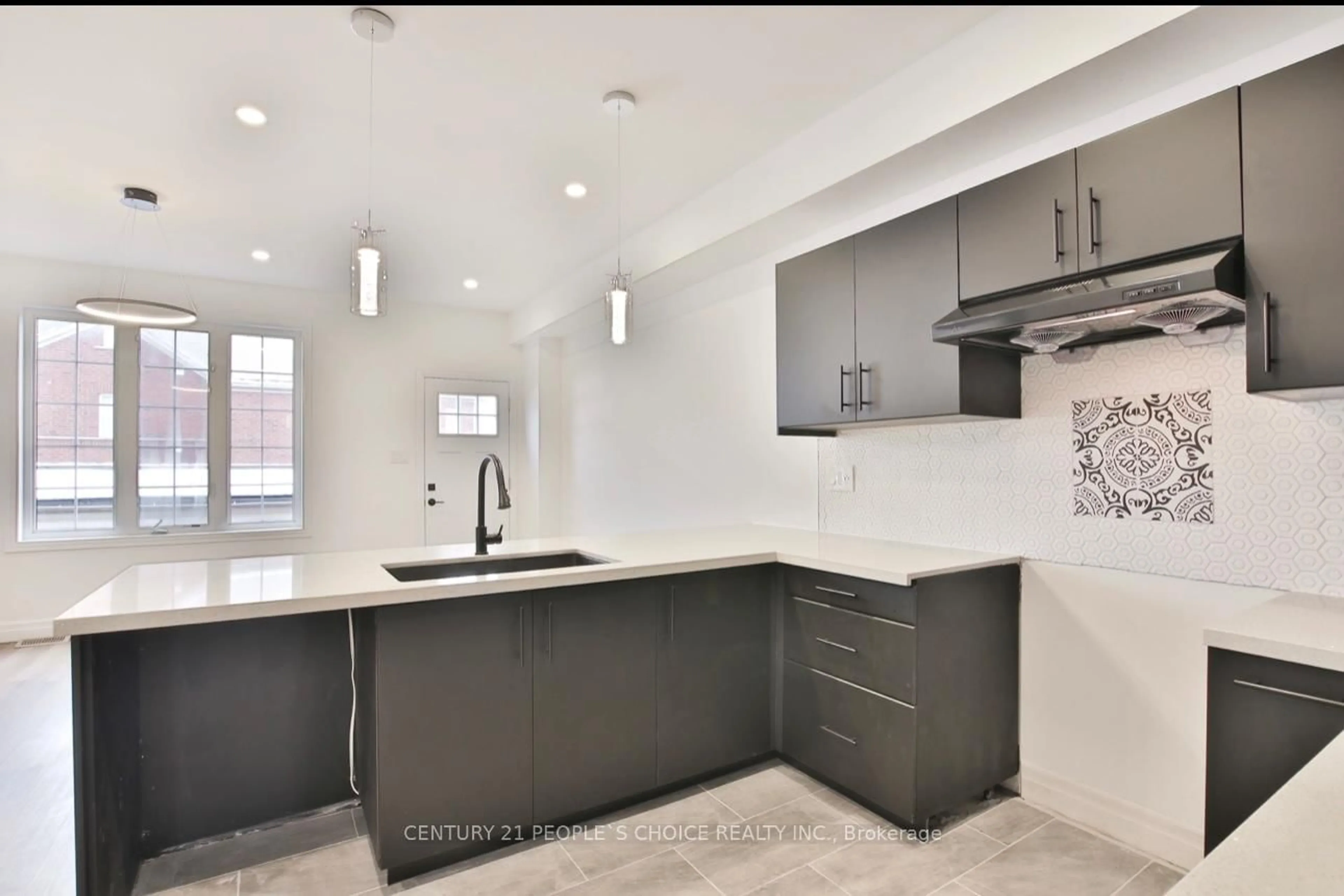 Contemporary kitchen, ceramic/tile floor for 554 Sentinel Rd, Toronto Ontario M3J 3R9