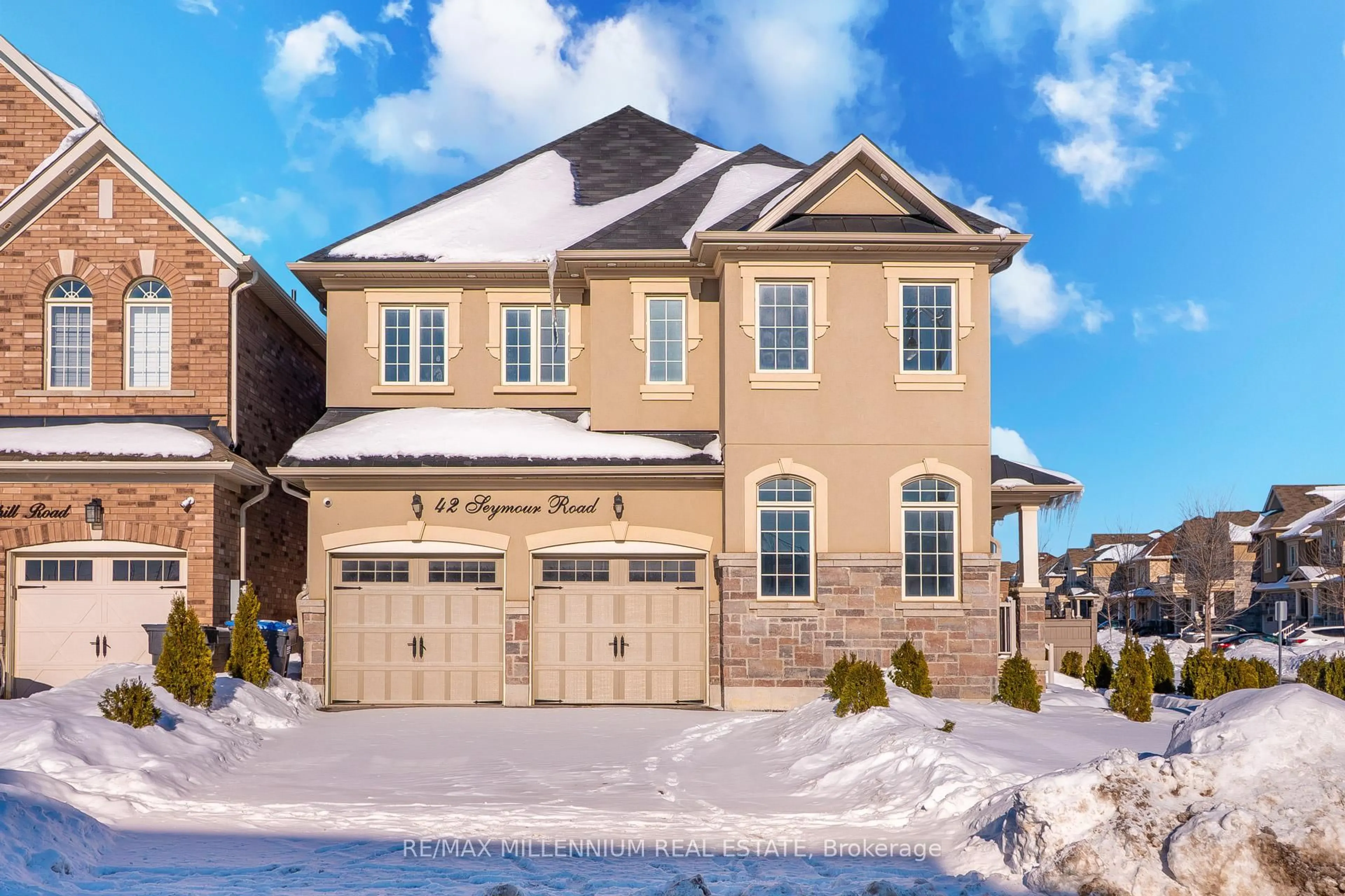 Home with brick exterior material, street for 42 Seymour Rd, Brampton Ontario L6R 4A6
