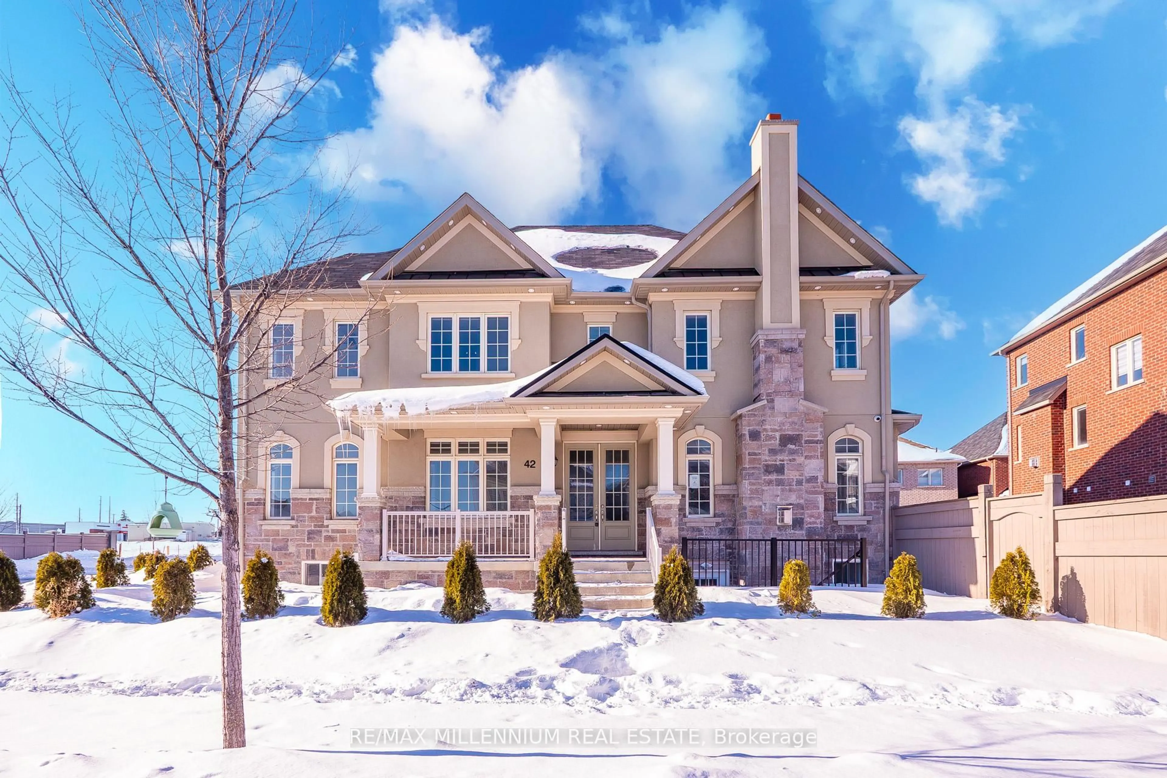 Home with brick exterior material, street for 42 Seymour Rd, Brampton Ontario L6R 4A6