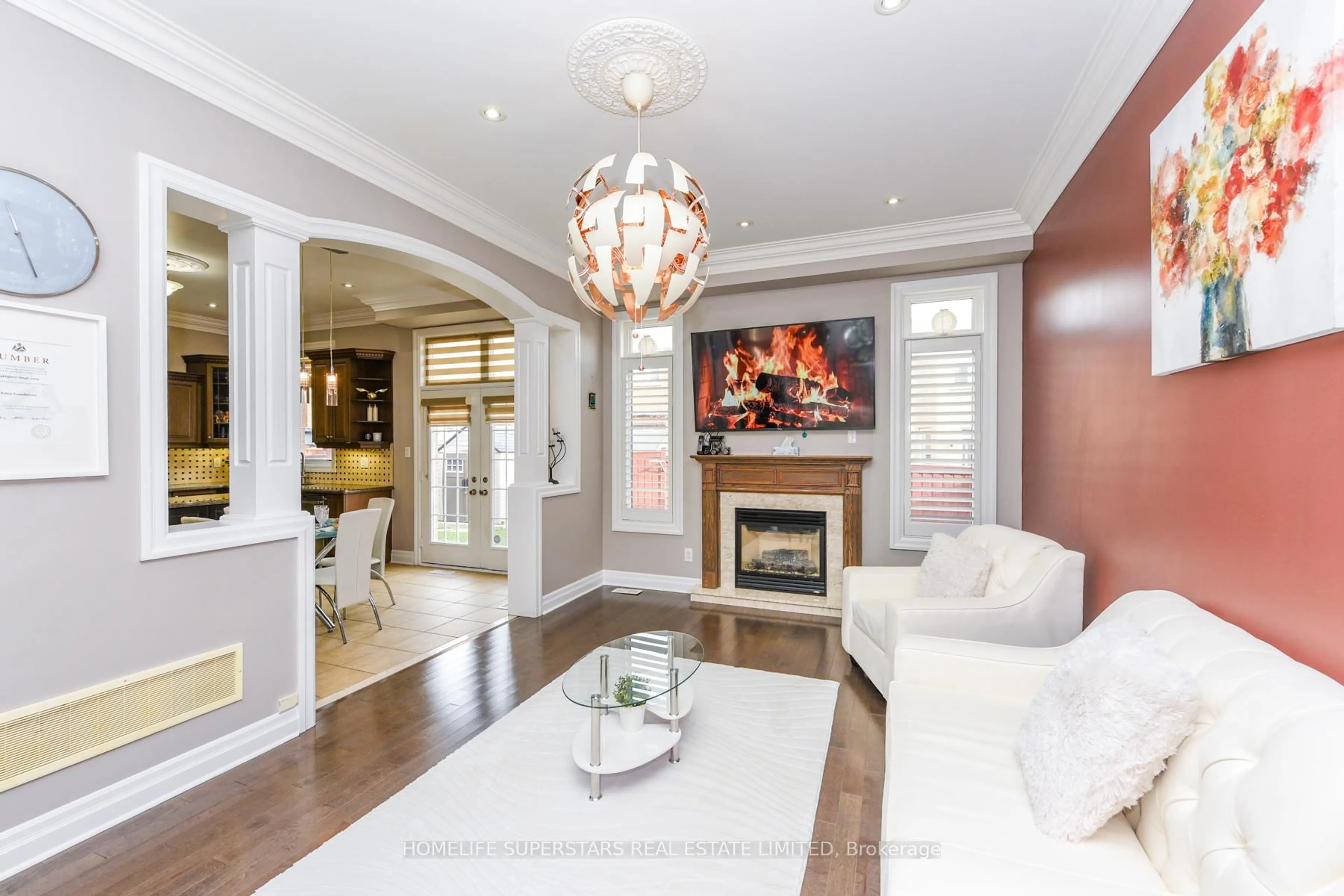 Living room with furniture, unknown for 8 Bainsville Circ, Brampton Ontario L6P 3A5