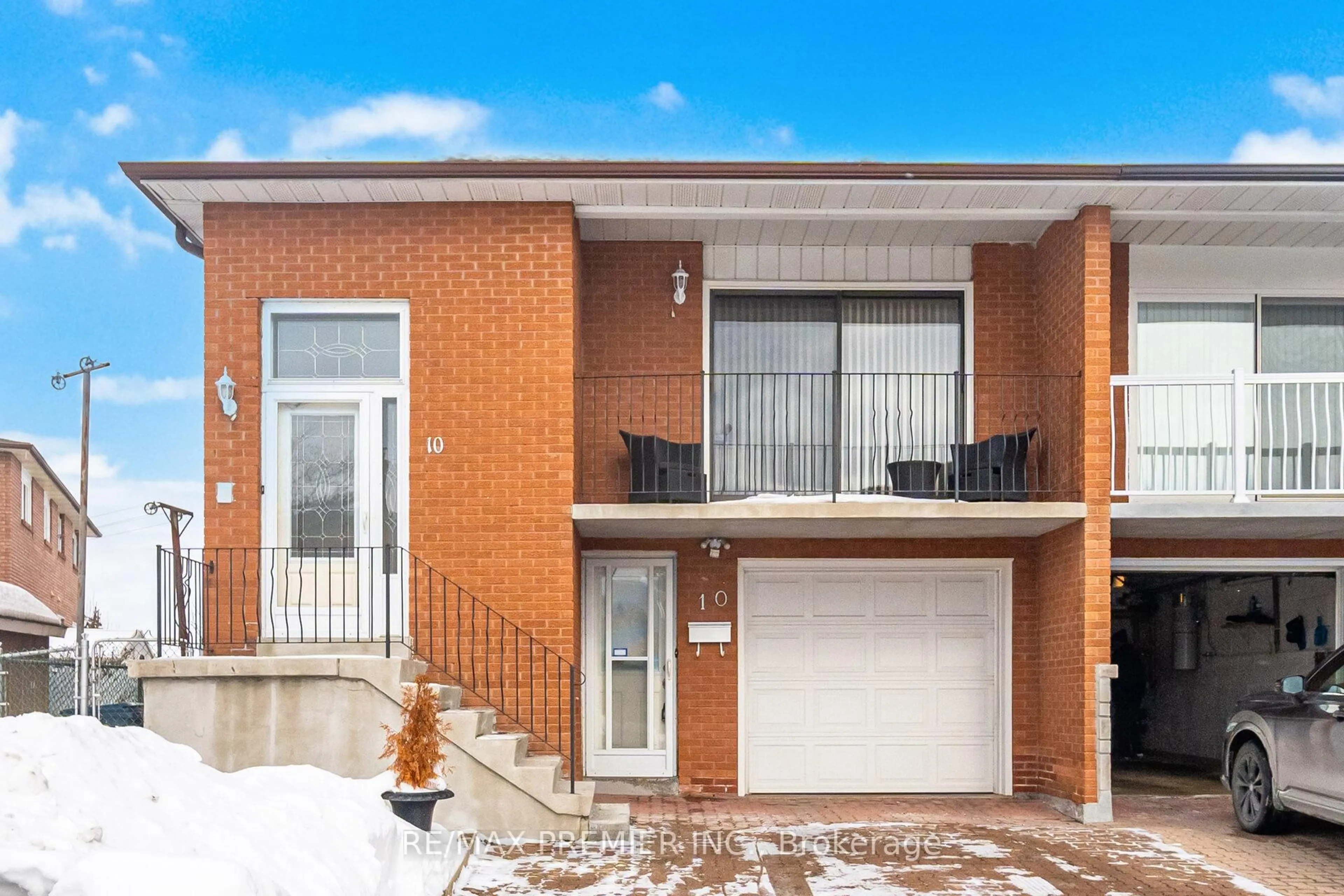 Home with brick exterior material, street for 10 Sharpecroft Blvd, Toronto Ontario M3J 3G1