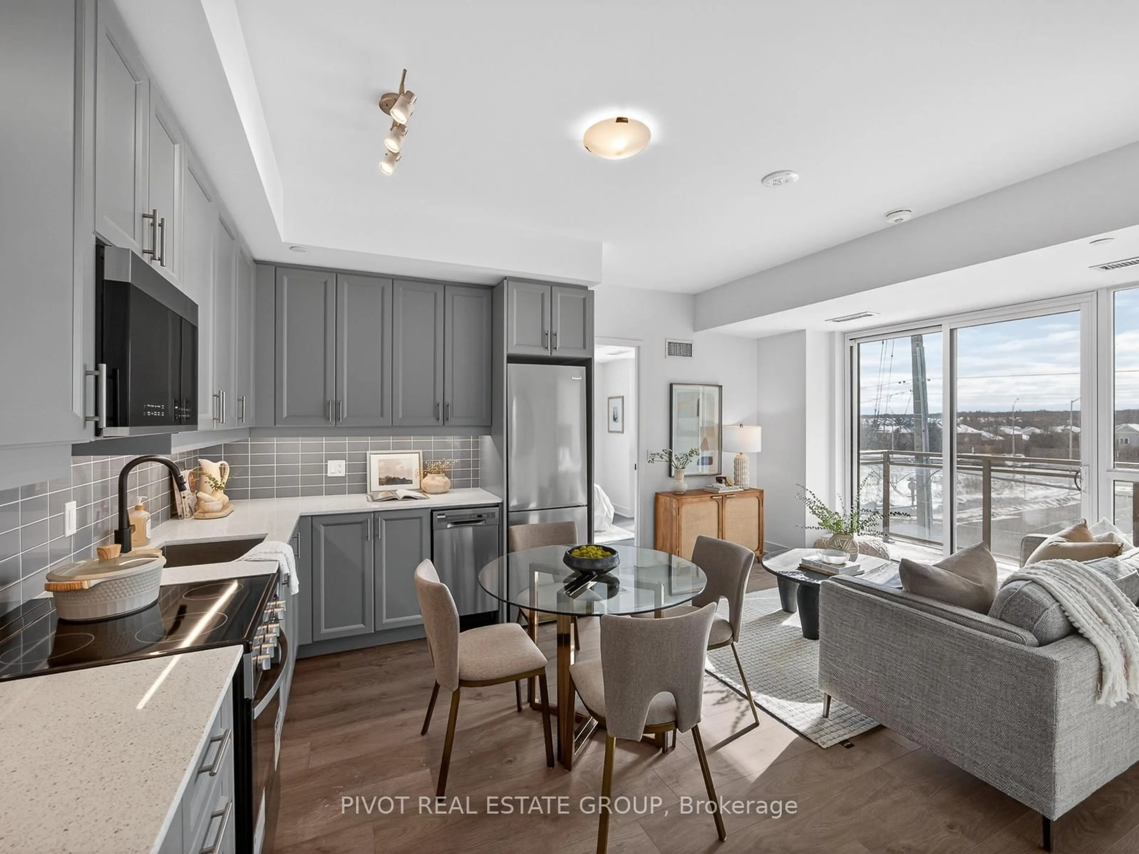 Open concept kitchen, unknown for 2333 Khalsa Gate #210, Oakville Ontario L6M 0X7