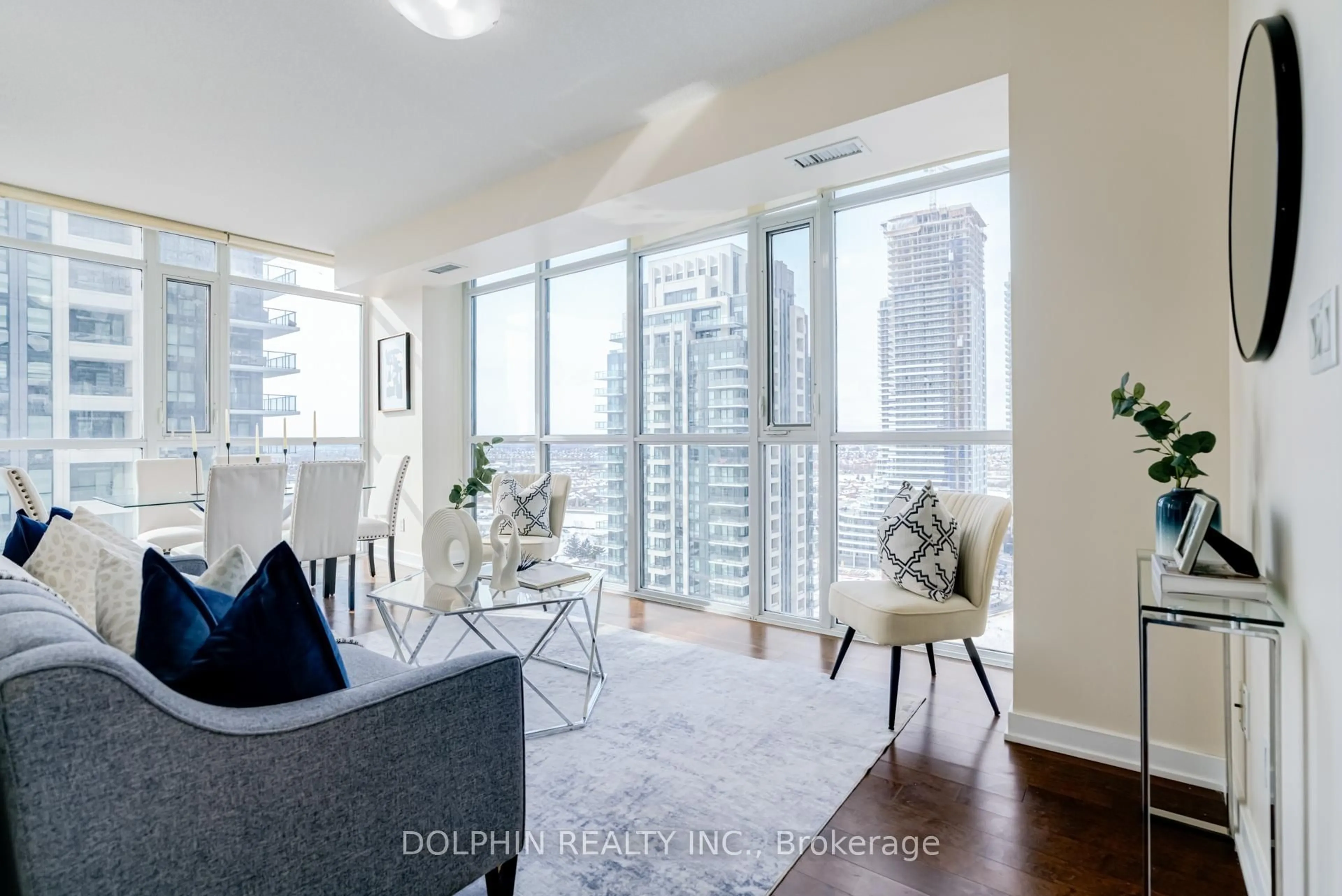 Living room with furniture, unknown for 4065 Brickstone Mews #1806, Mississauga Ontario L5B 0G3