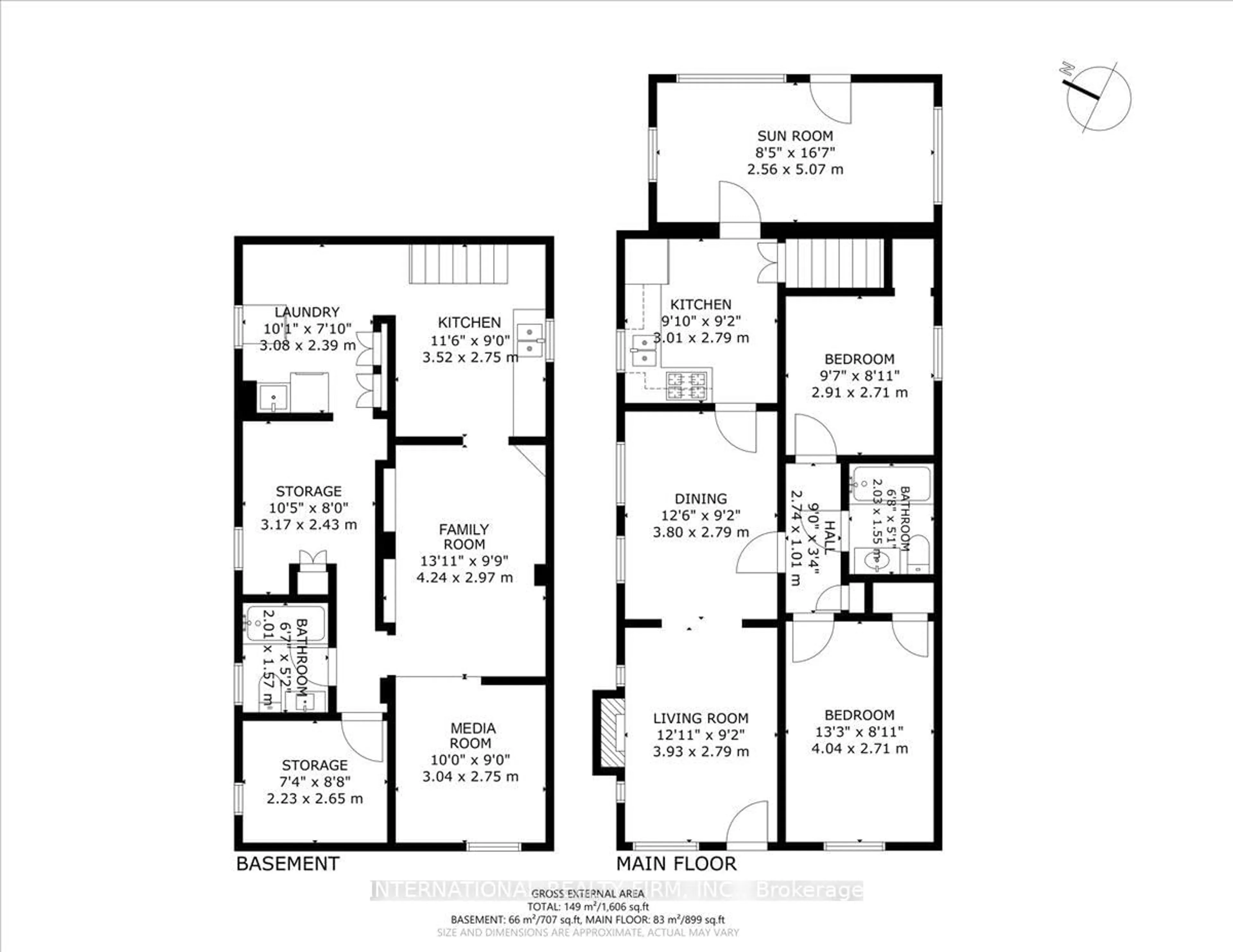 Floor plan for 41 Branstone Rd, Toronto Ontario M6E 4E3
