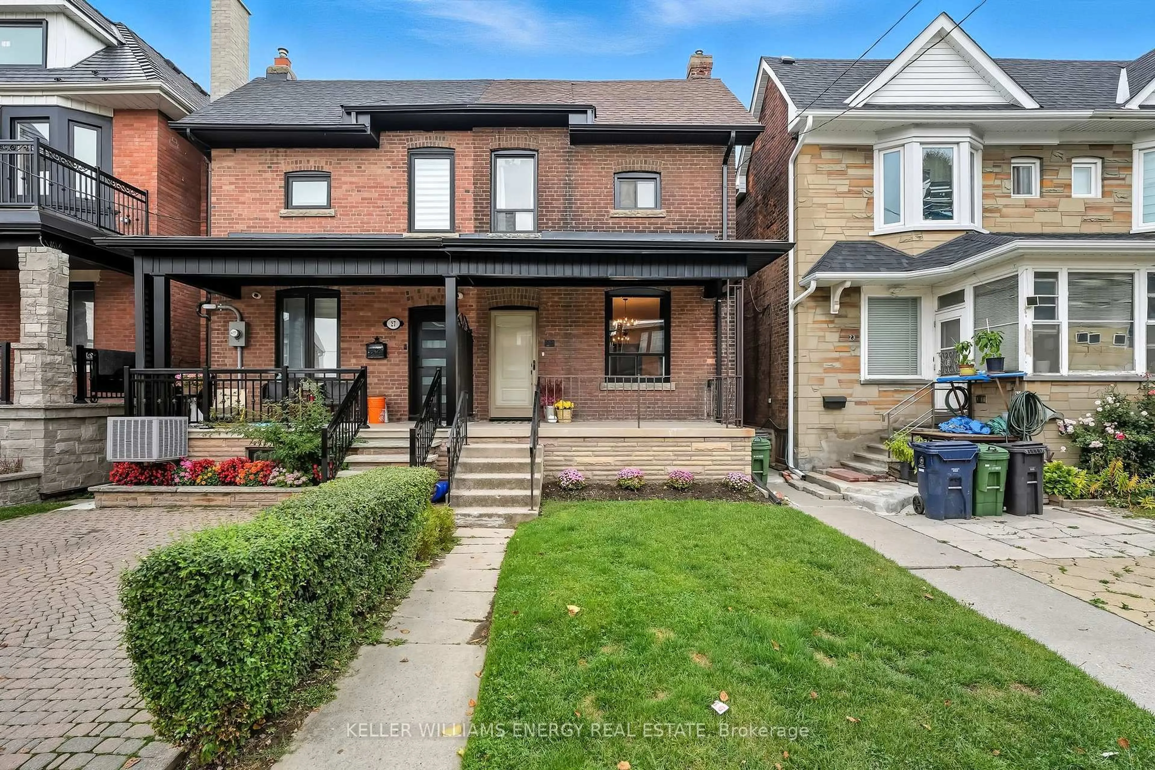 Home with brick exterior material, street for 25 Spring Grove Ave, Toronto Ontario M6N 3H2