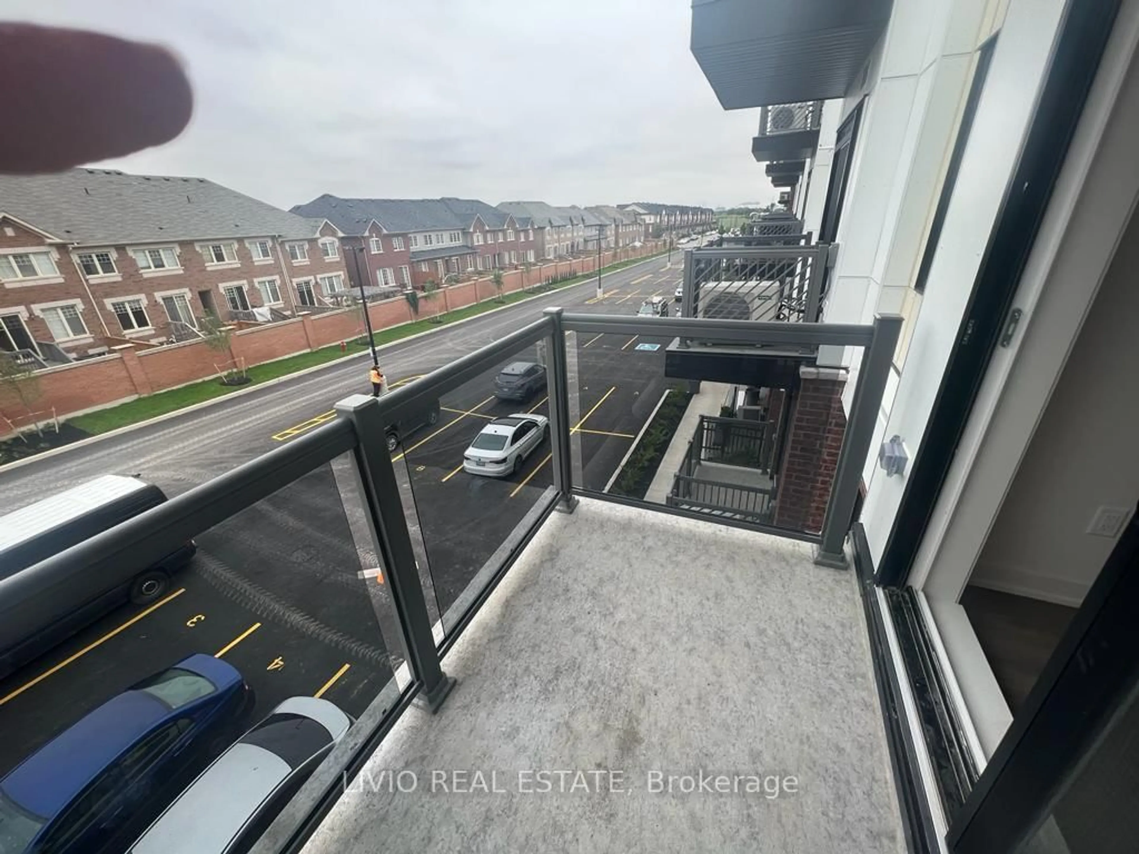 Balcony in the apartment, city buildings view from balcony for 62 Sky Harbour Dr #315, Brampton Ontario L6Y 6J2