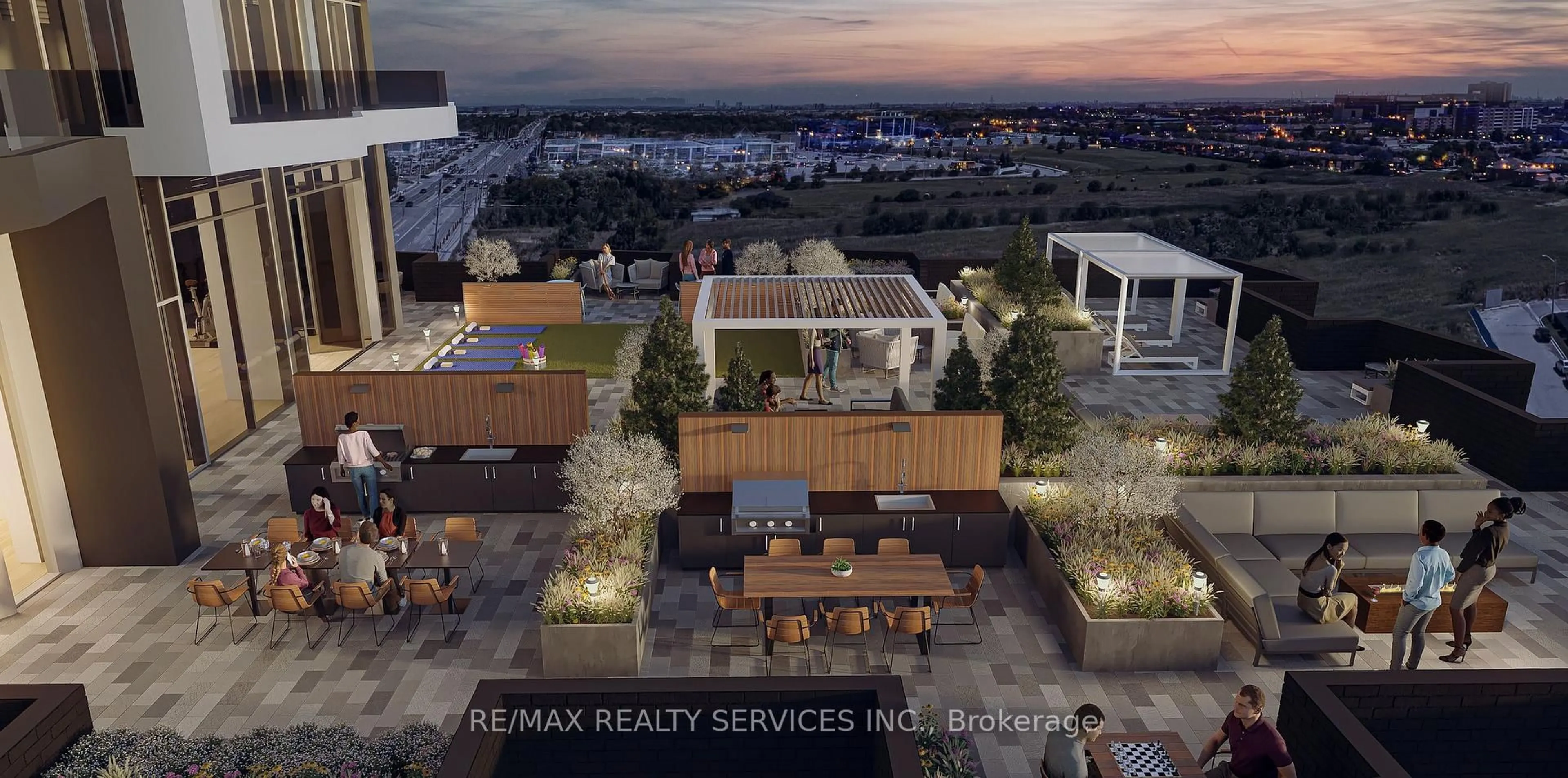 A pic from outside/outdoor area/front of a property/back of a property/a pic from drone, unknown for 260 Malta Ave #2311, Brampton Ontario L6Y 6L7