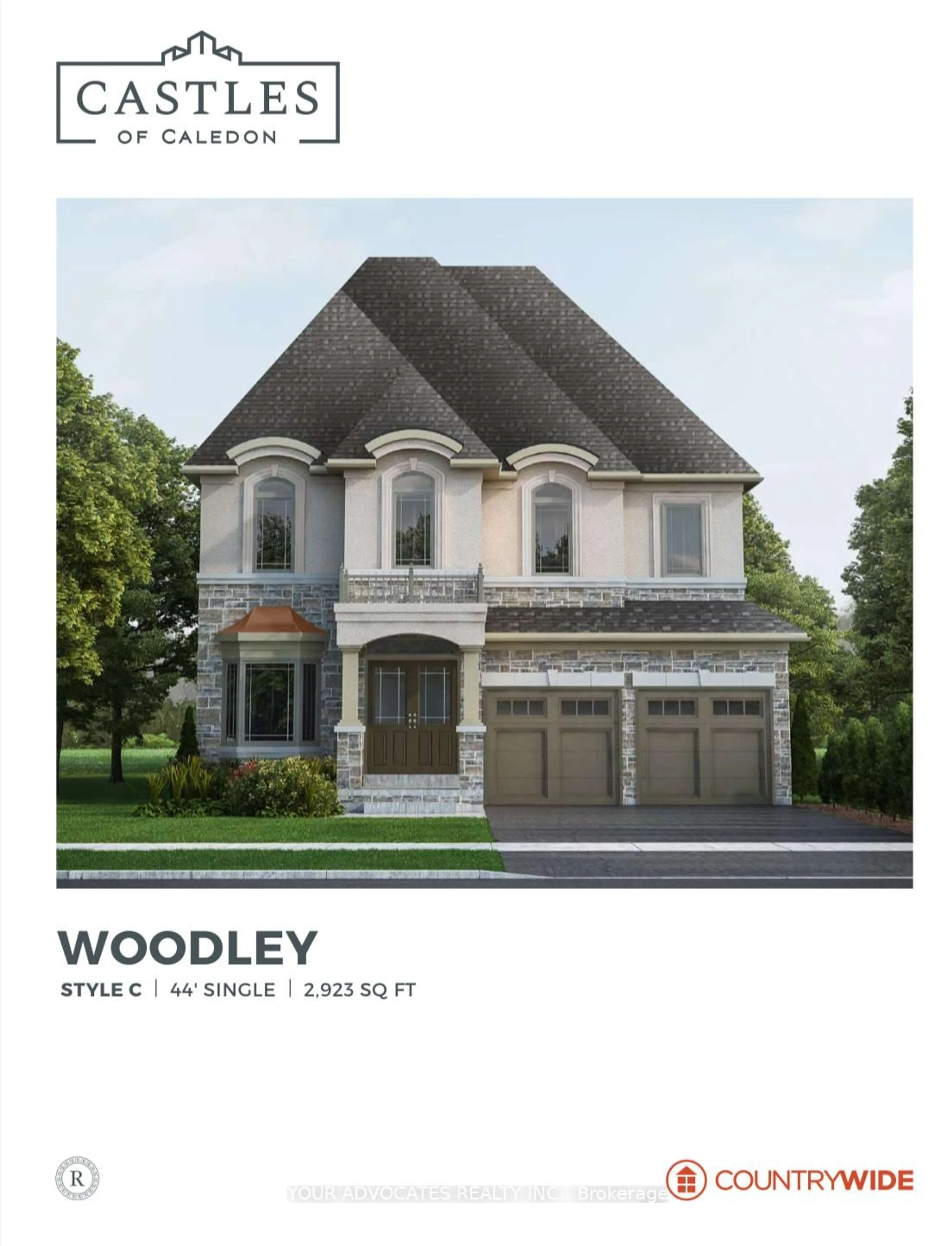 Home with vinyl exterior material, street for 45 Raspberry Ridge Ave, Caledon Ontario L7C 4M9