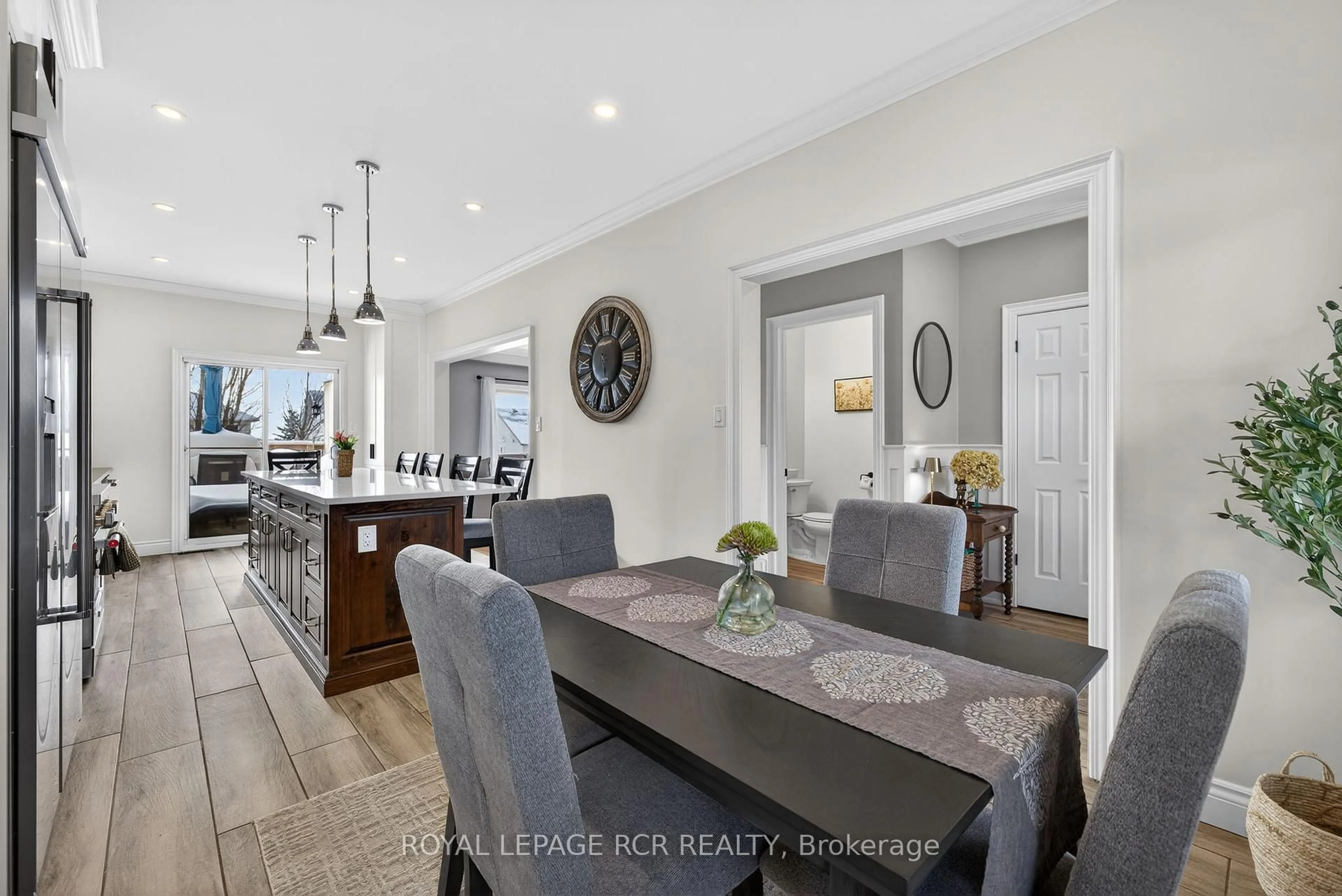 Open concept kitchen, ceramic/tile floor for 82 Spencer Ave, Orangeville Ontario L9W 5H8