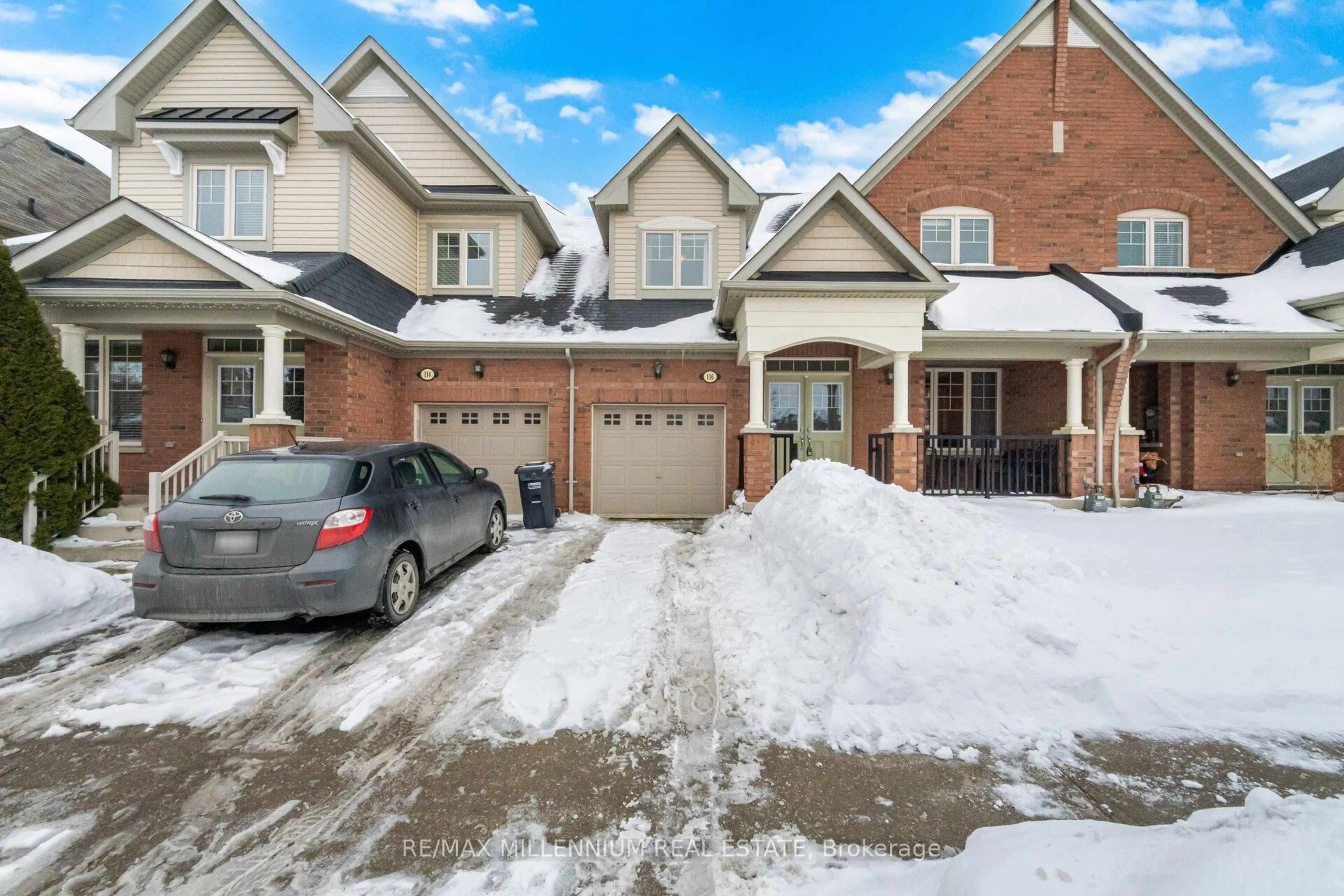Home with brick exterior material, street for 116 Naperton Dr, Brampton Ontario L6R 3N5