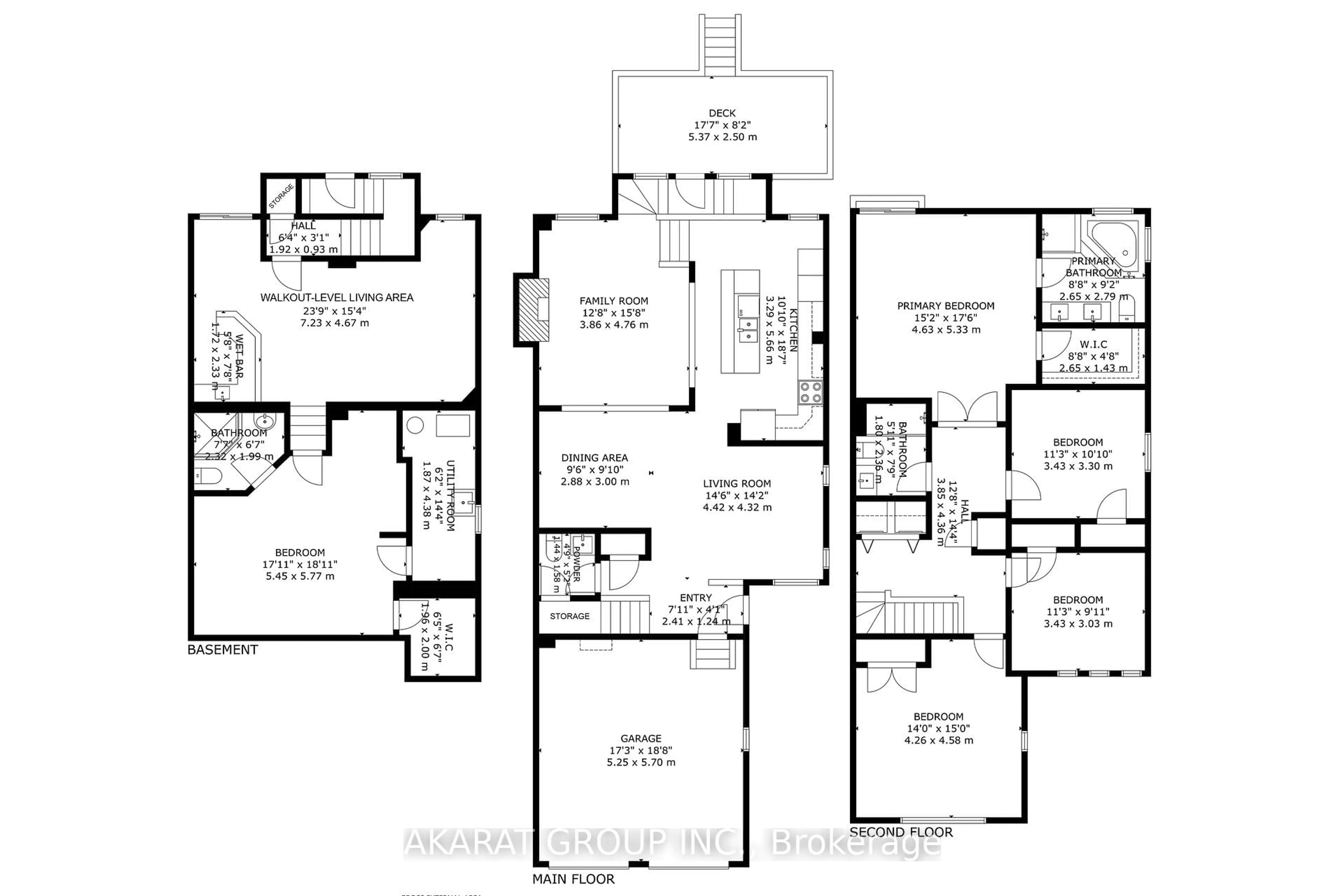 Floor plan for 2365 Bankside Dr, Mississauga Ontario L5M 6E3