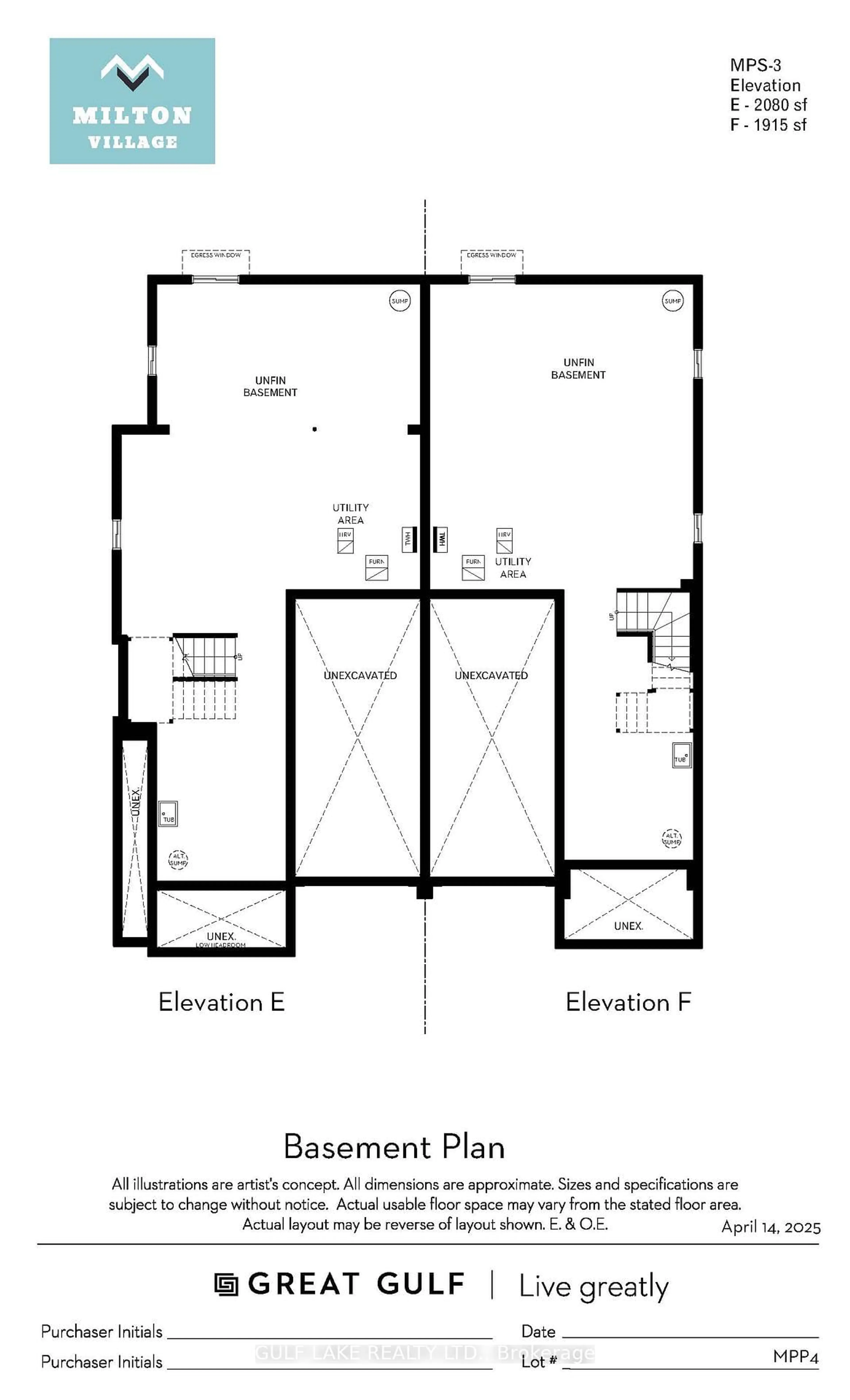Floor plan for 286 Foxglove Gate, Milton Ontario L9E 1T3