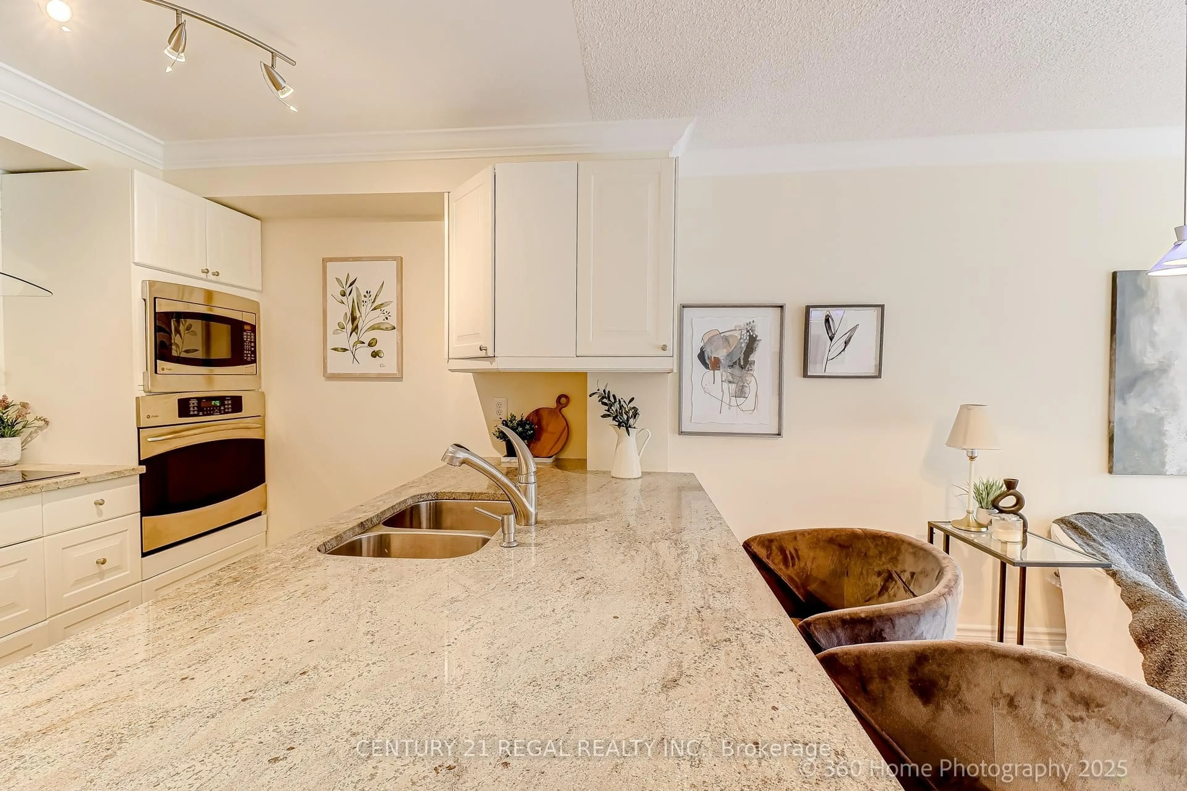 Contemporary kitchen, ceramic/tile floor for 2267 Lake Shore Blvd #308, Toronto Ontario M8V 3X2