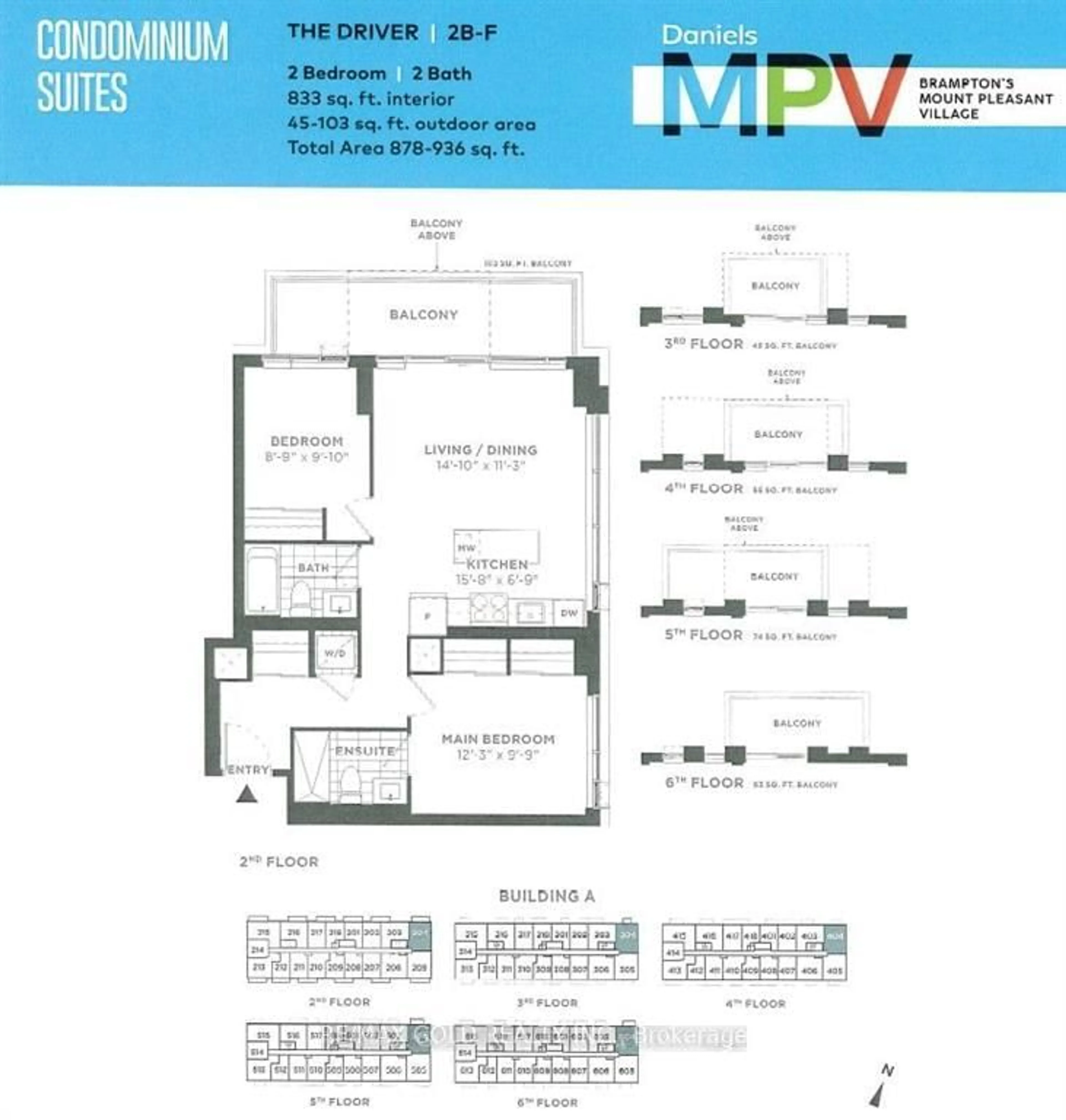 Floor plan for 10 Lagerfeld Dr #104, Brampton Ontario L7A 5L3
