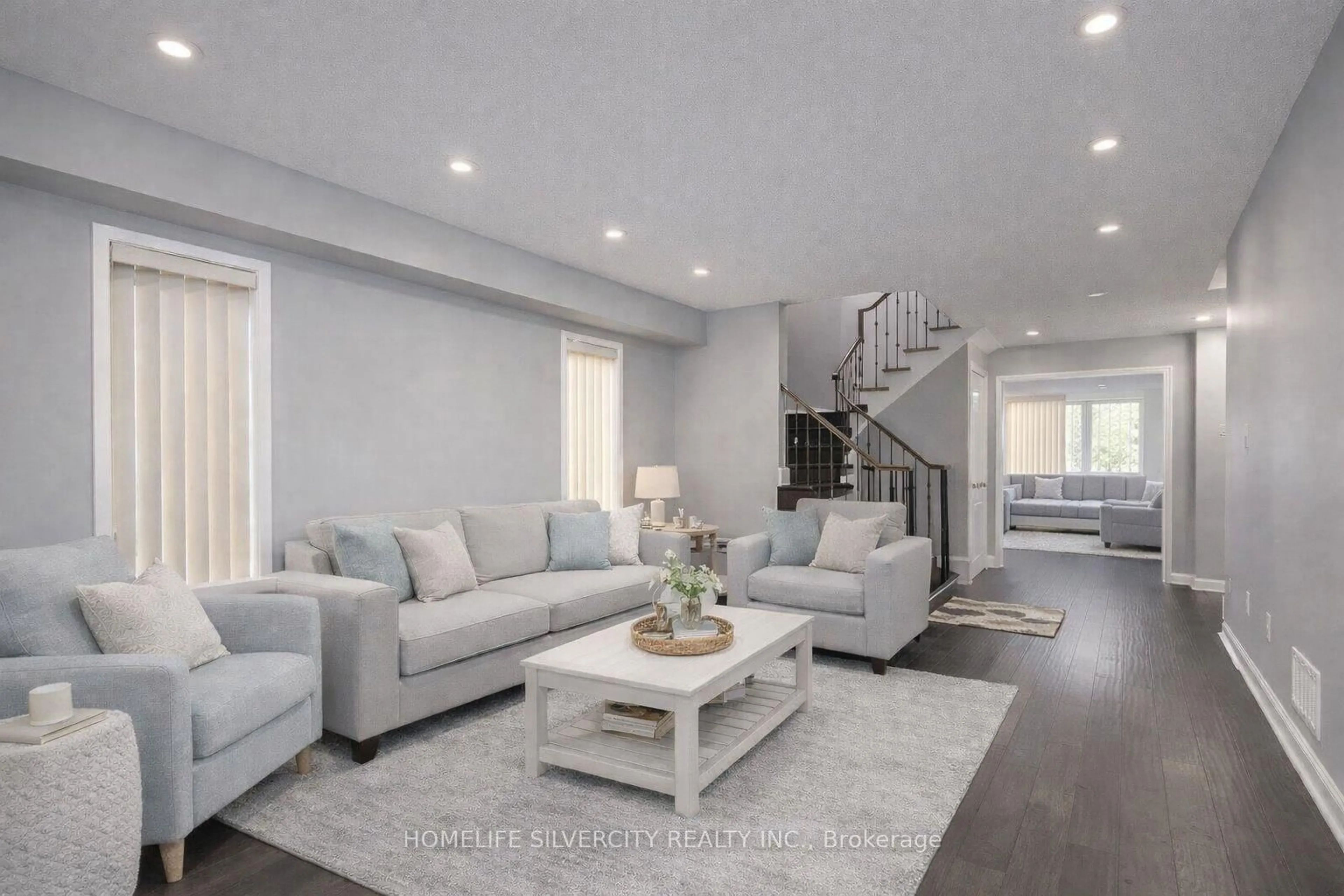 Living room with furniture, unknown for 5 Allangrove Dr, Brampton Ontario L7A 2M4