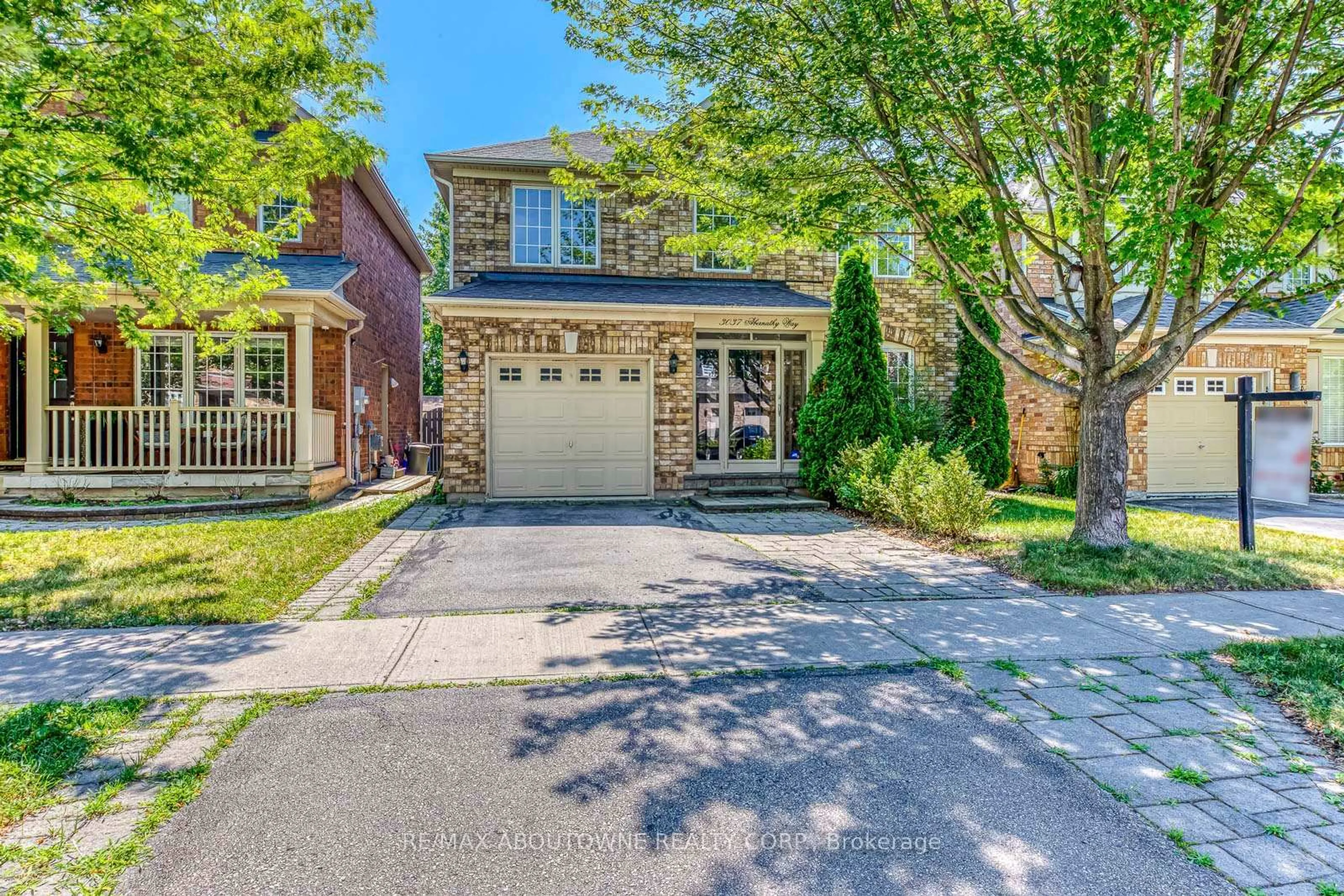 Home with brick exterior material, street for 3037 Abernathy Way, Oakville Ontario L6M 5C1