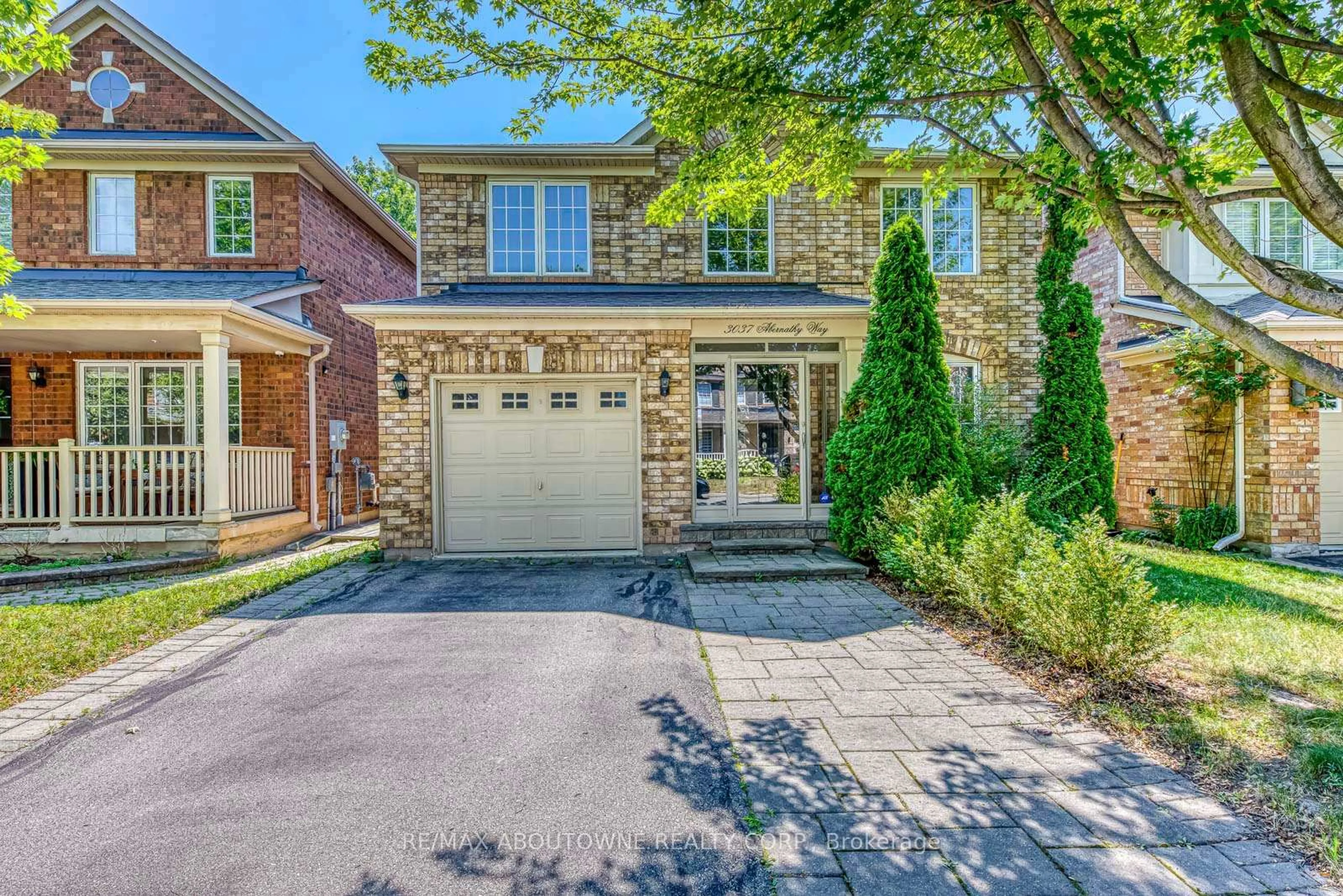 Home with brick exterior material, street for 3037 Abernathy Way, Oakville Ontario L6M 5C1