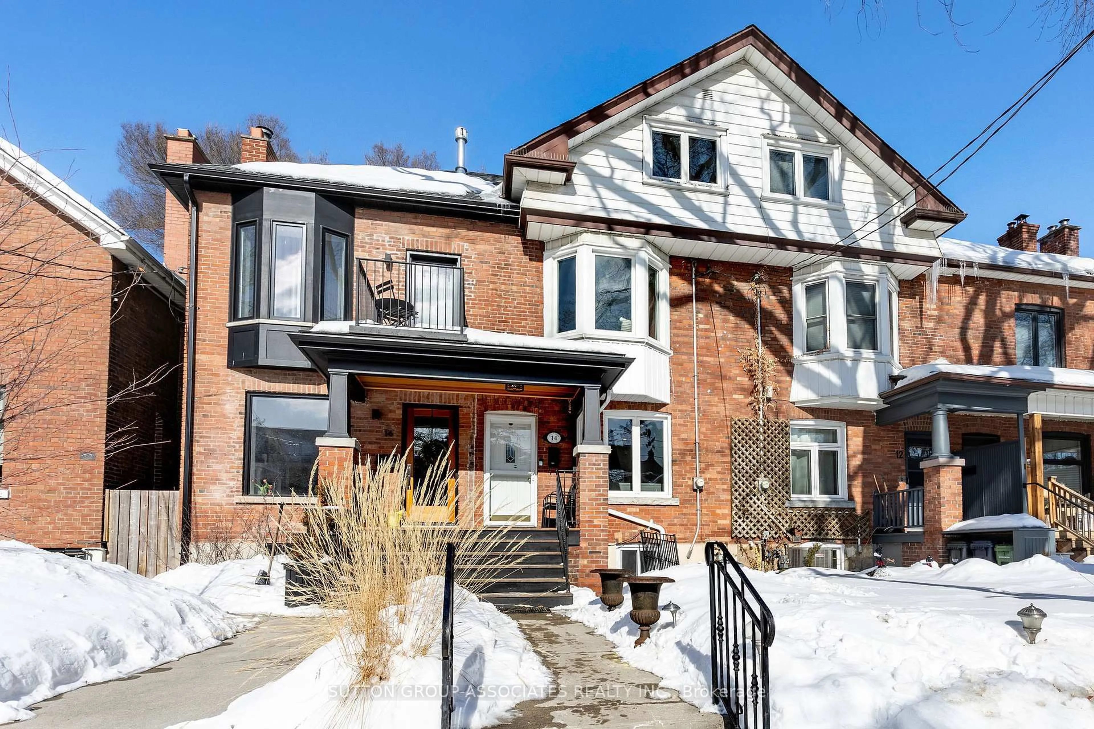 Home with brick exterior material, street for 14 Westminster Ave, Toronto Ontario M6R 1N4