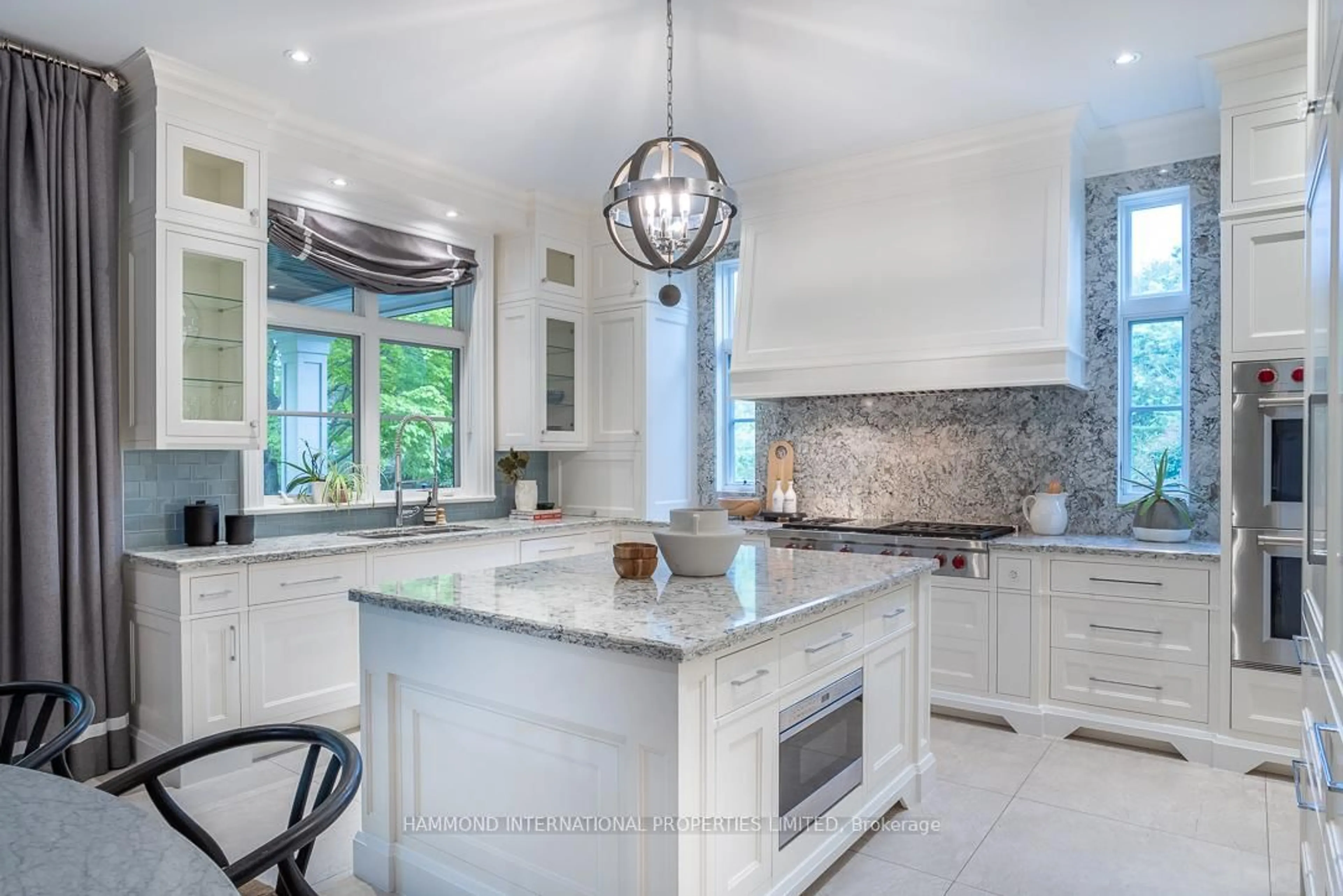 Contemporary kitchen, ceramic/tile floor for 42 Lorraine Gdns, Toronto Ontario M9B 4Z6