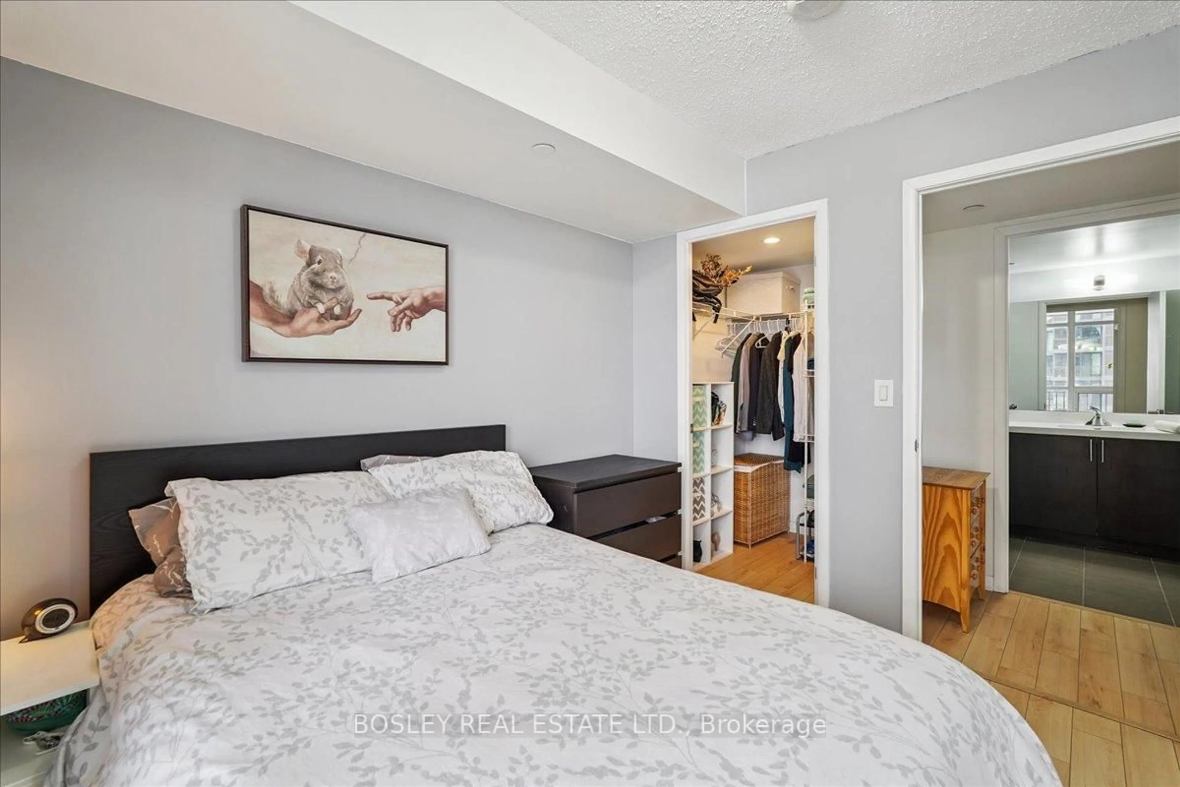 Bedroom with bed, unknown for 800 Lawrence Ave #1419, Toronto Ontario M6A 0B1