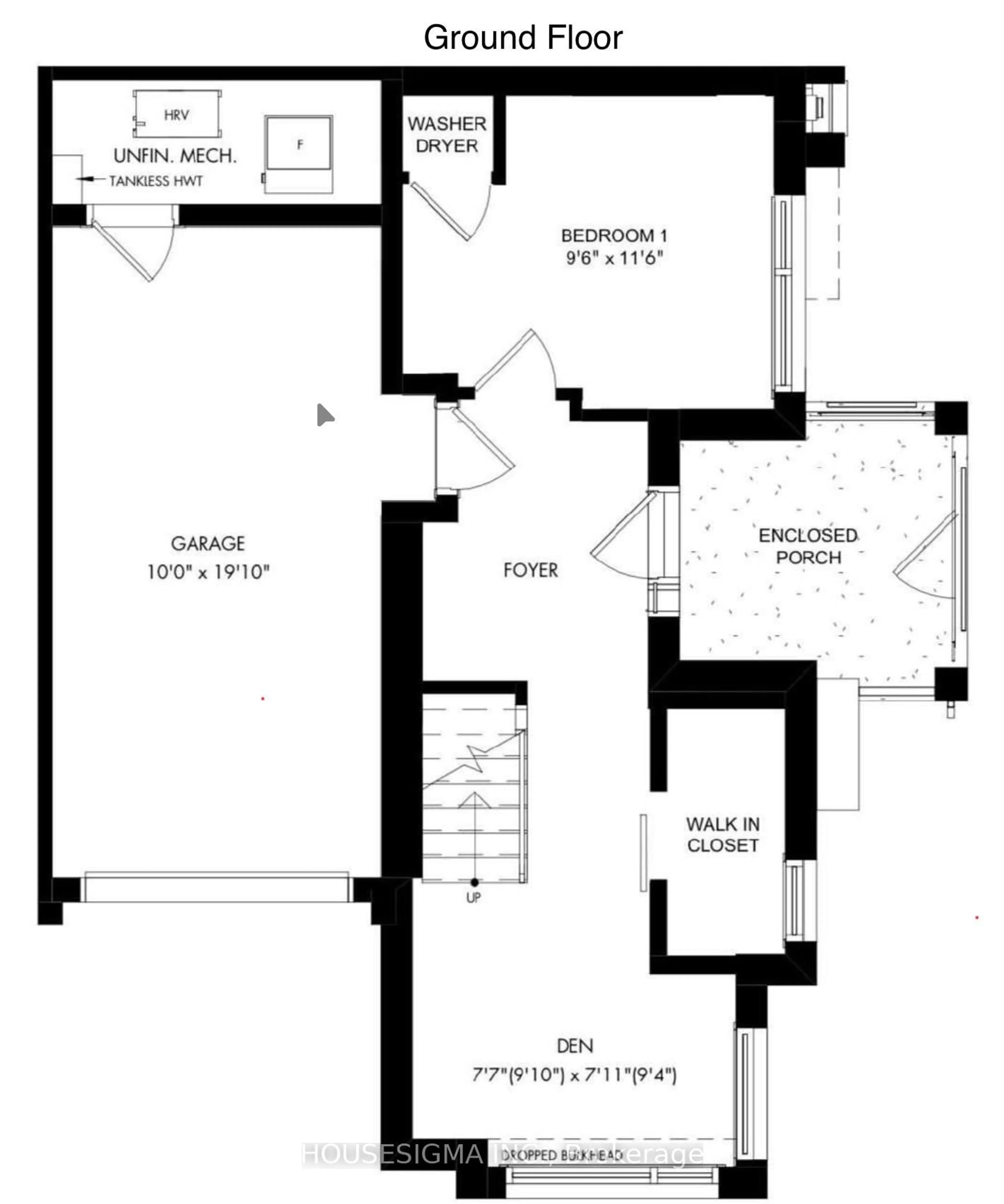 Floor plan for 1264 Merton Rd, Oakville Ontario L6M 5M1