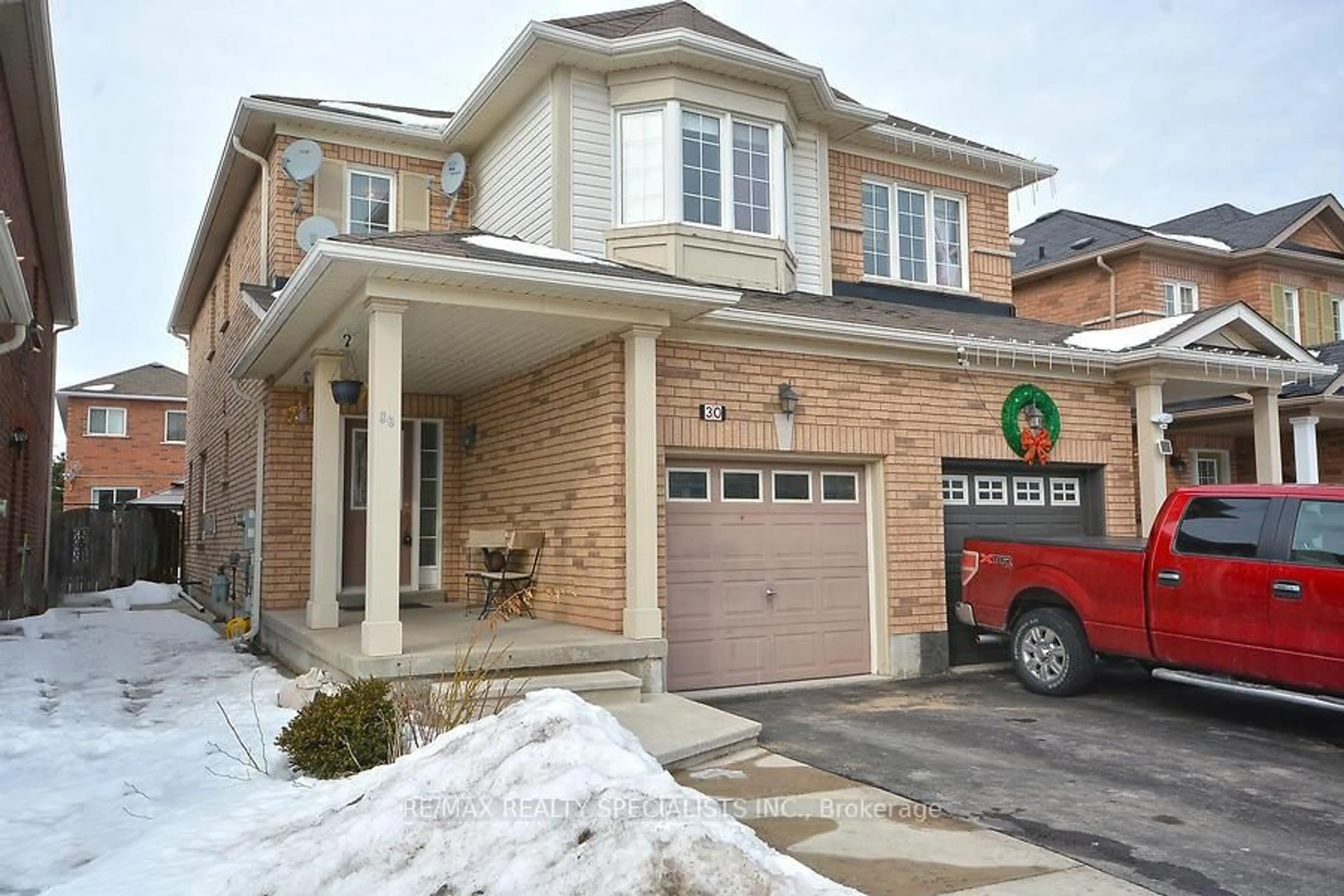 Home with brick exterior material, street for 30 Galtee Rd, Brampton Ontario L6X 0J8