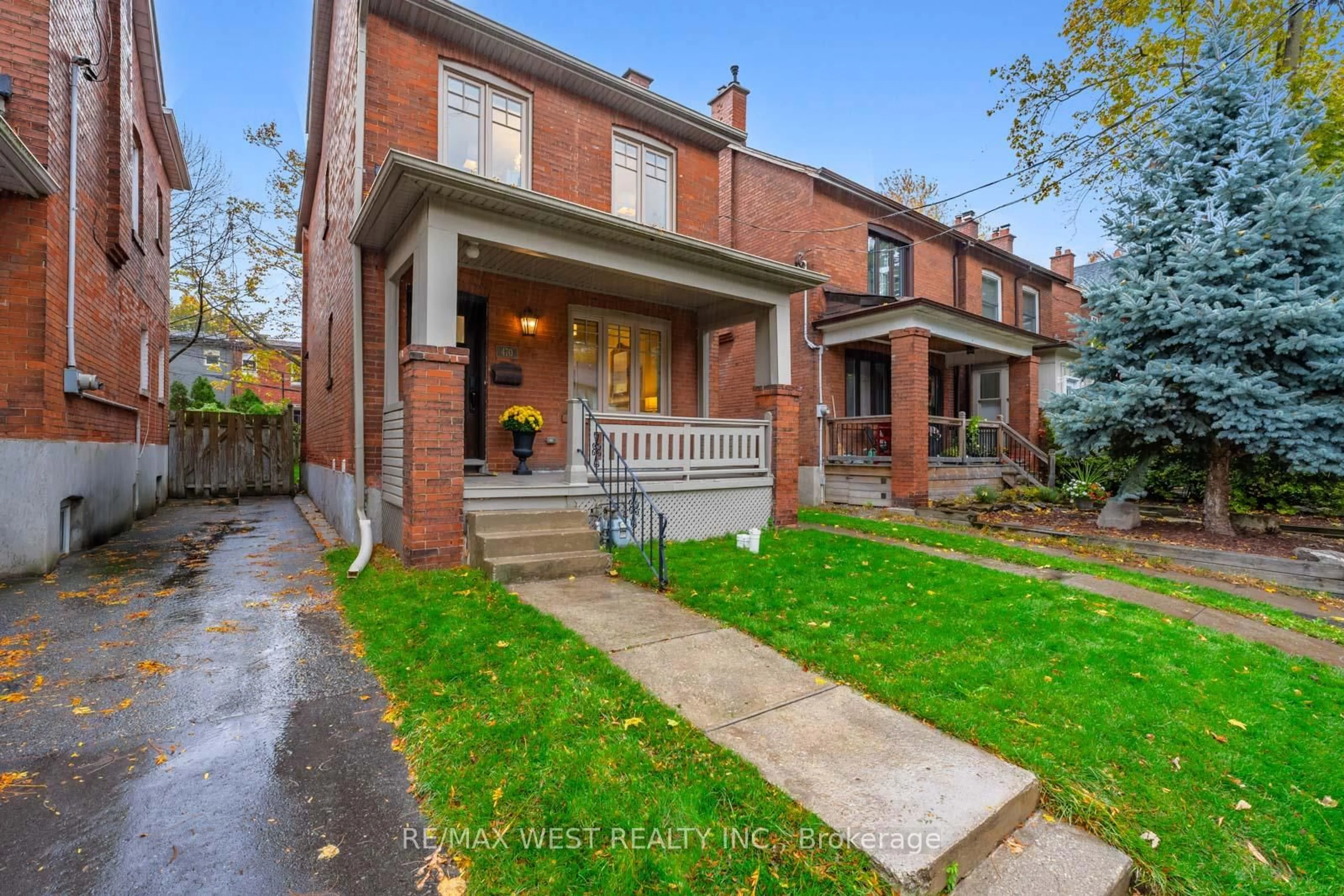 Home with brick exterior material, street for 470 Runnymede Rd, Toronto Ontario M6S 2Z2