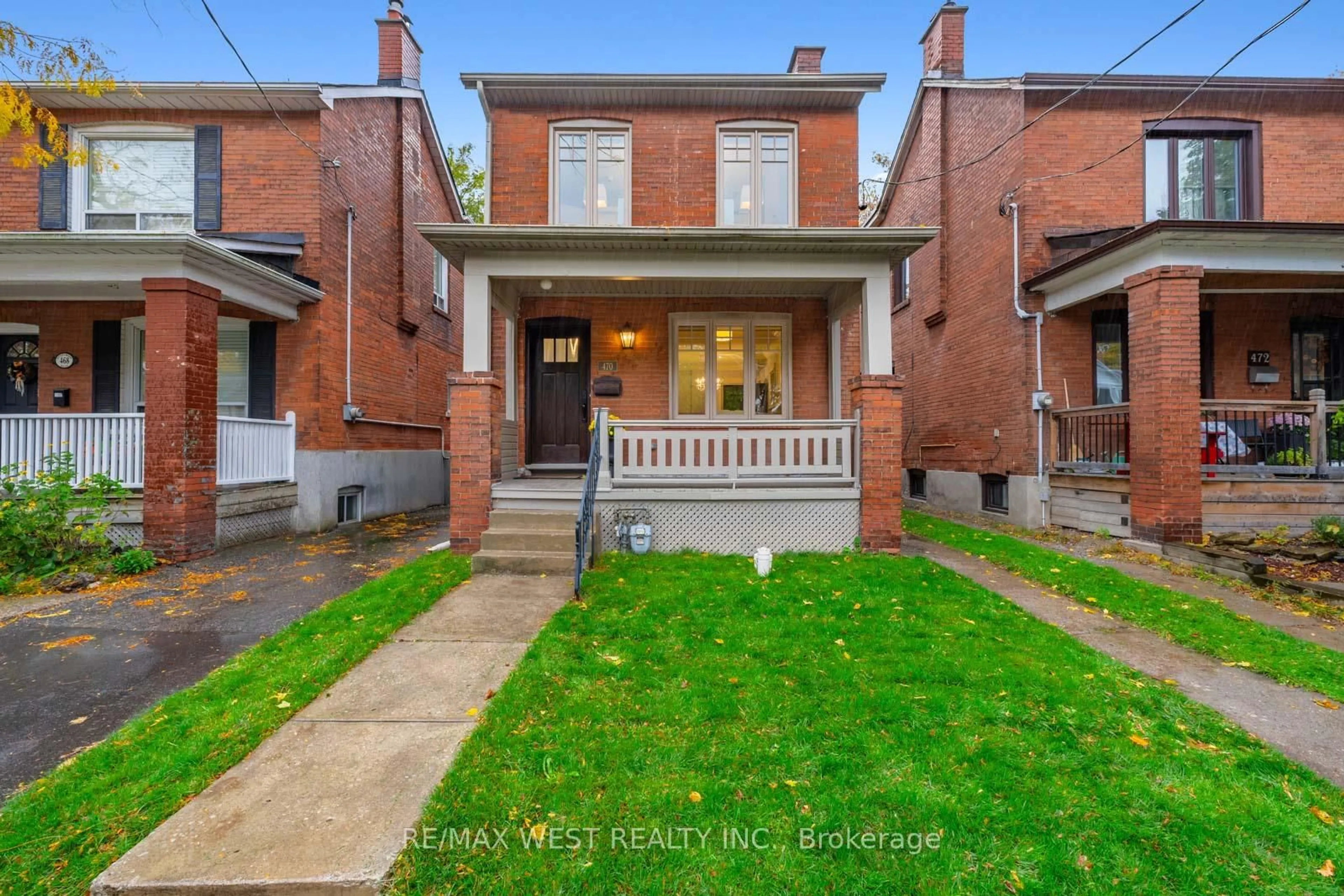Home with brick exterior material, street for 470 Runnymede Rd, Toronto Ontario M6S 2Z2