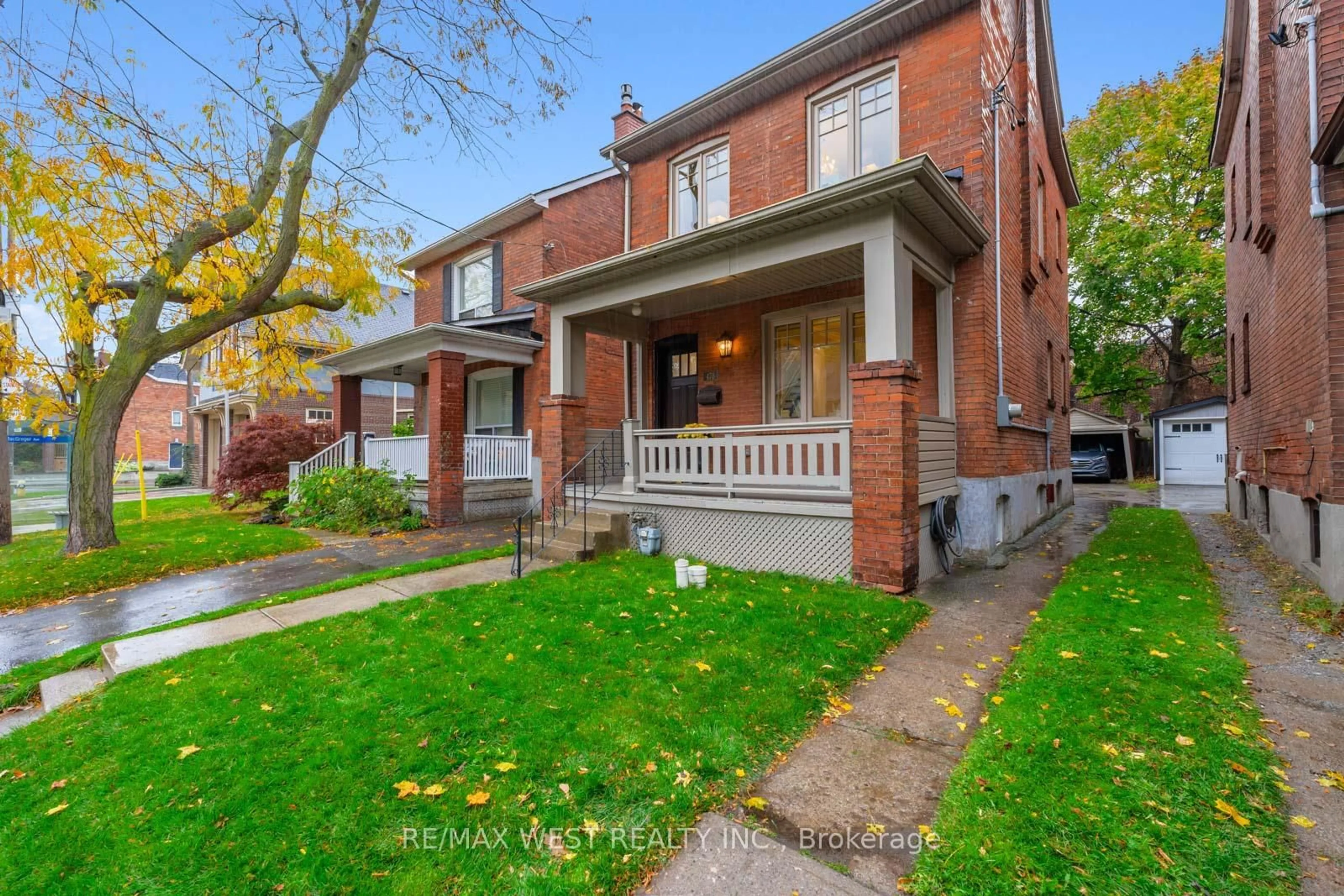 Home with brick exterior material, street for 470 Runnymede Rd, Toronto Ontario M6S 2Z2